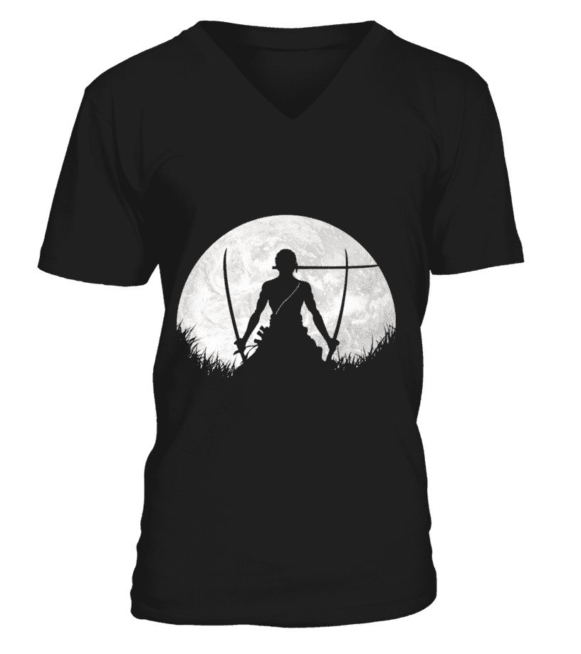 Maglietta One Piece Uomo – Kiki Zoro Moon Manga Luffy – Bianco XXL Morbida E Fresca