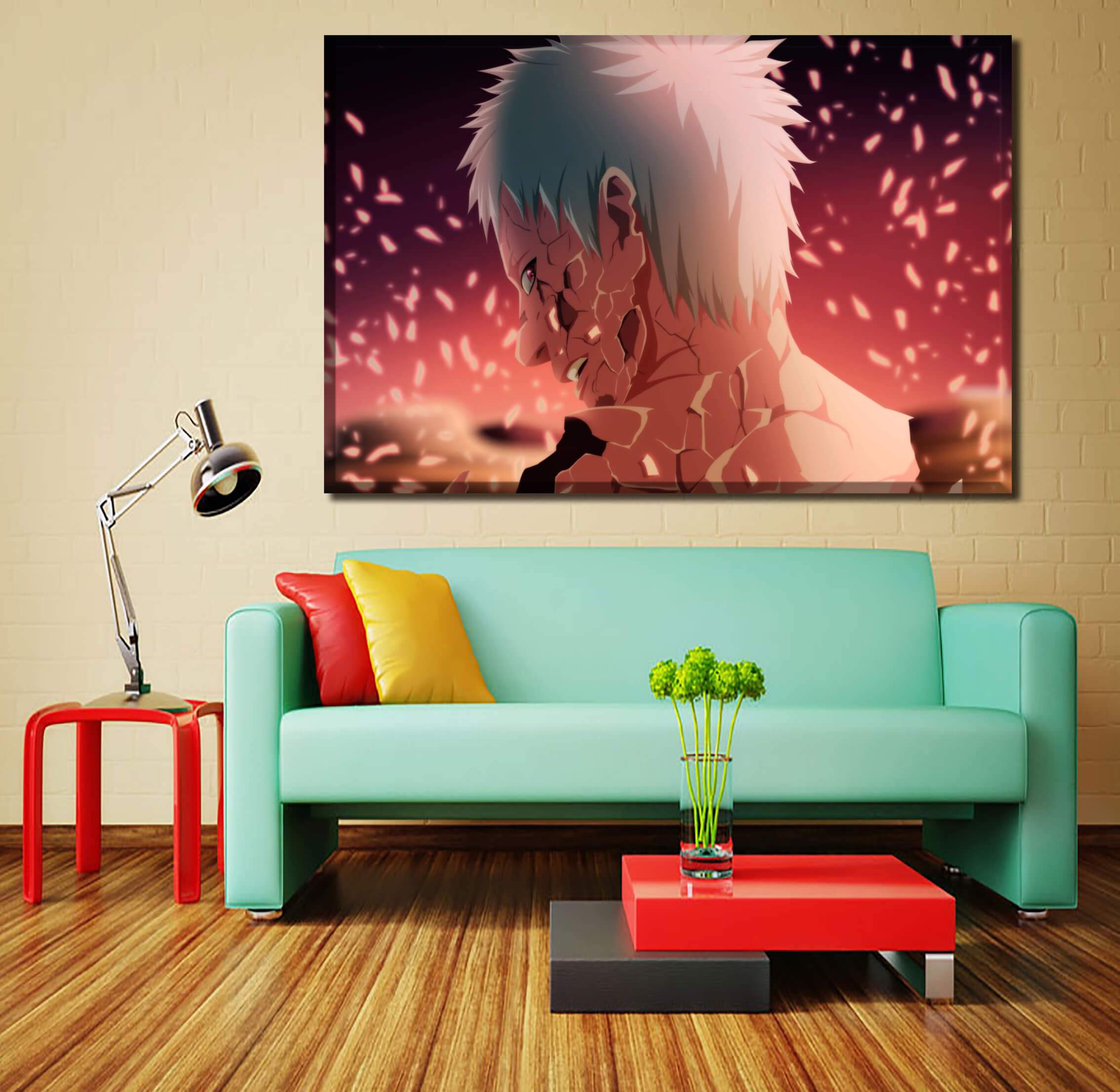 Tableau en 5 pièces Naruto Obito Tableau en 5 pièces Naruto Obito