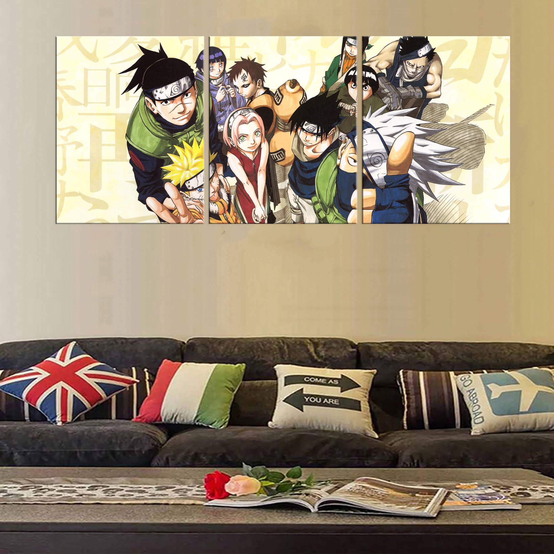 Tableau en 5 pièces Naruto Characters Tableau en 5 pièces Naruto Characters