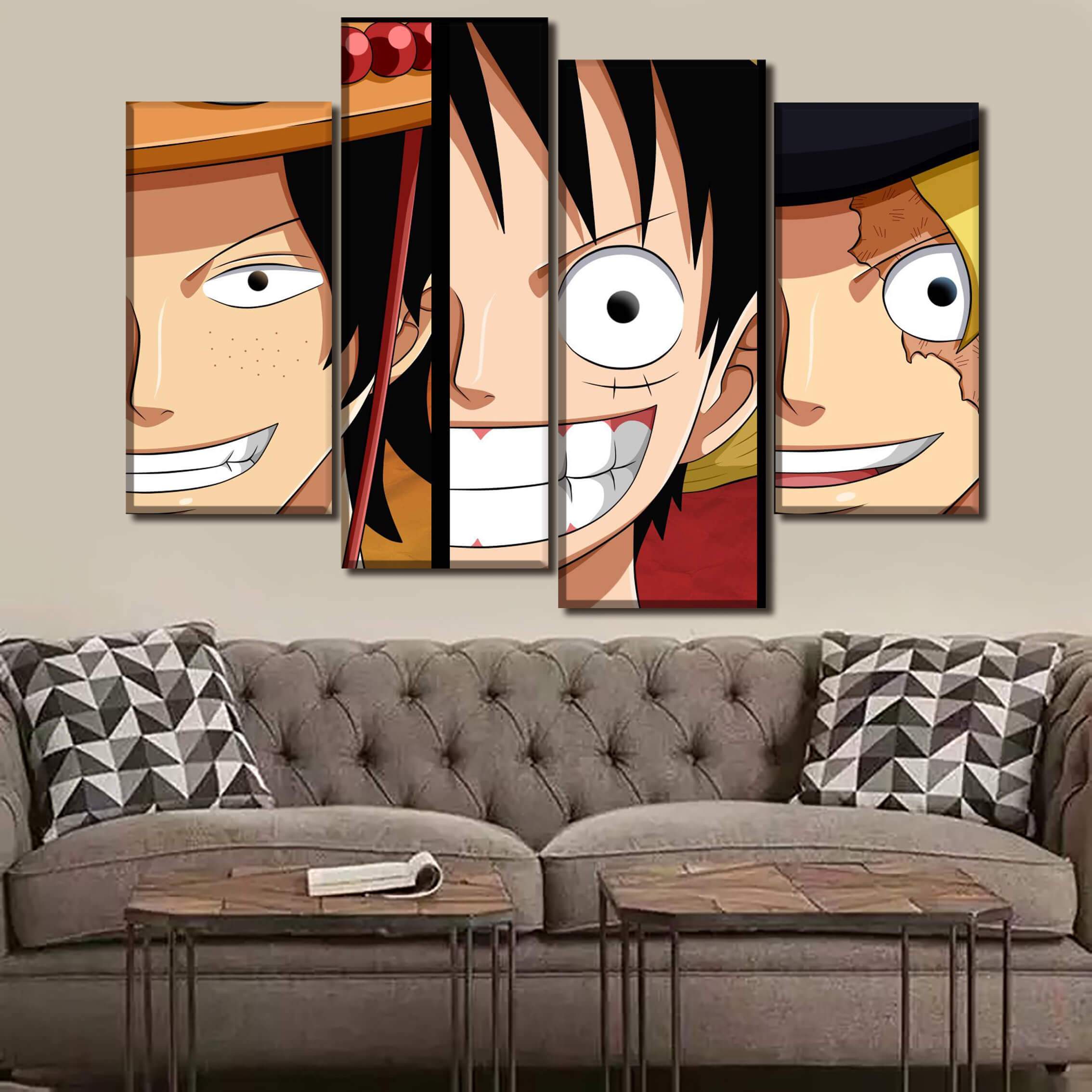 Tableau en 5 pièces One Piece Frères Tableau en 5 pièces One Piece Frères