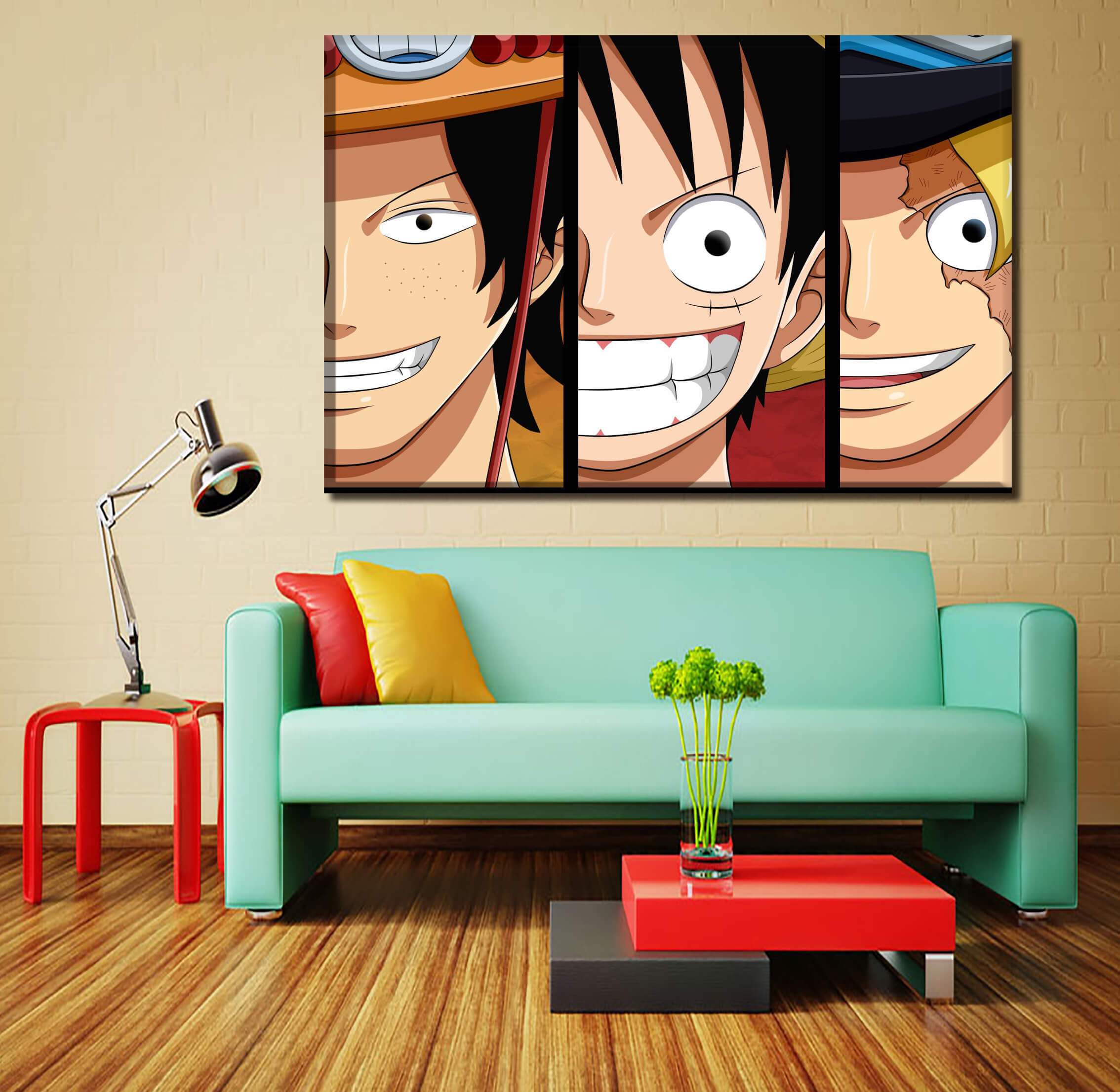 Tableau en 5 pièces One Piece Frères Tableau en 5 pièces One Piece Frères
