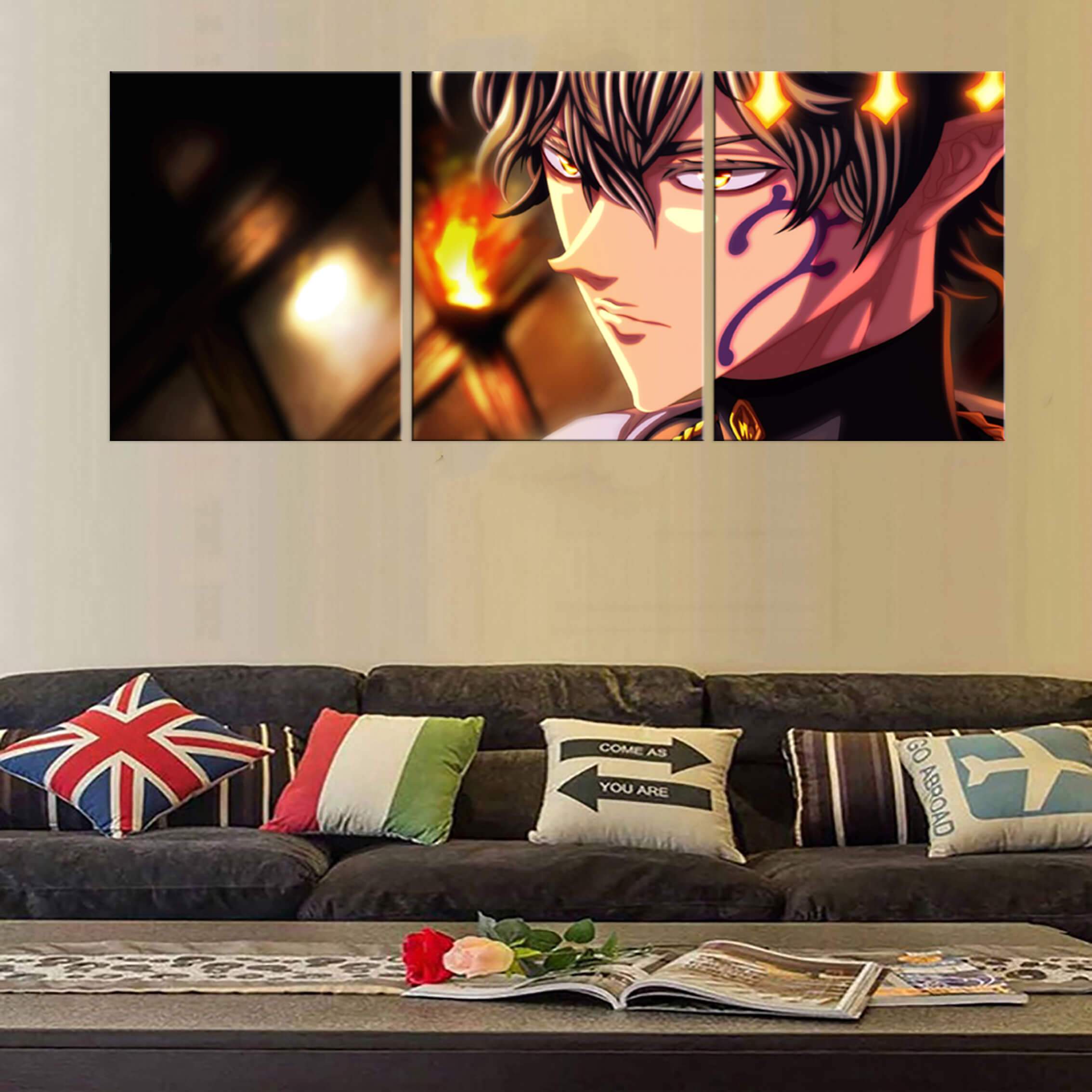 Décoration murale en 5 pièces Black Clover Yuno Décoration murale en 5 pièces Black Clover Yuno