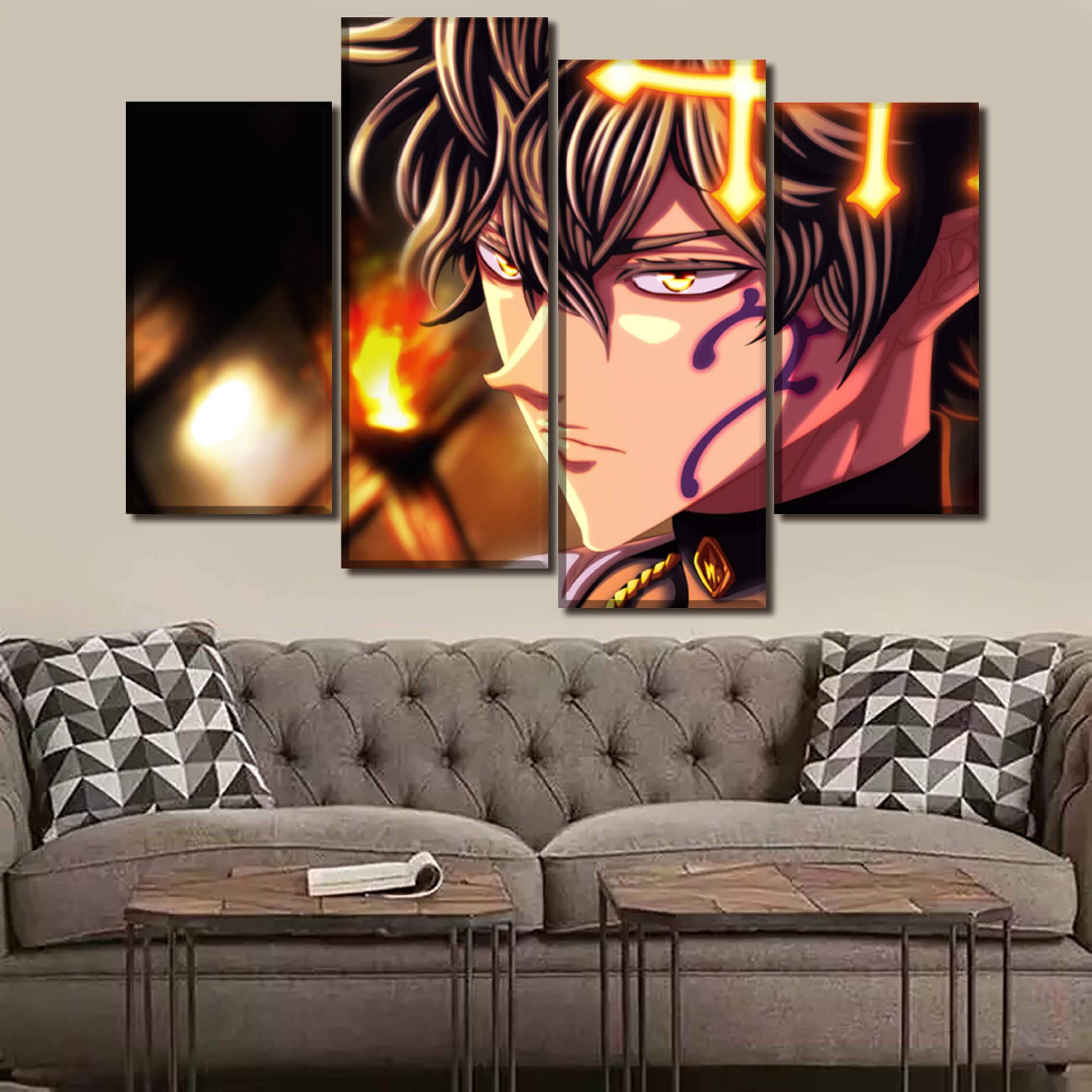 Décoration murale en 5 pièces Black Clover Yuno Décoration murale en 5 pièces Black Clover Yuno