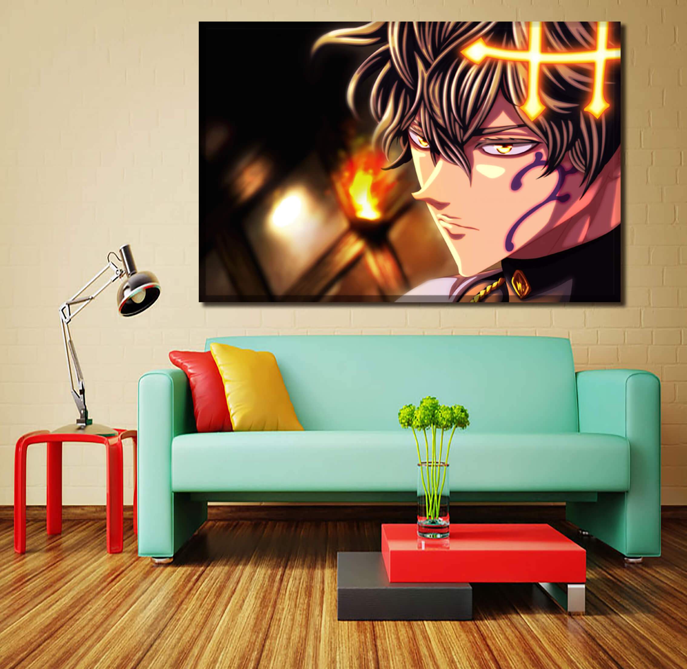 Décoration murale en 5 pièces Black Clover Yuno Décoration murale en 5 pièces Black Clover Yuno