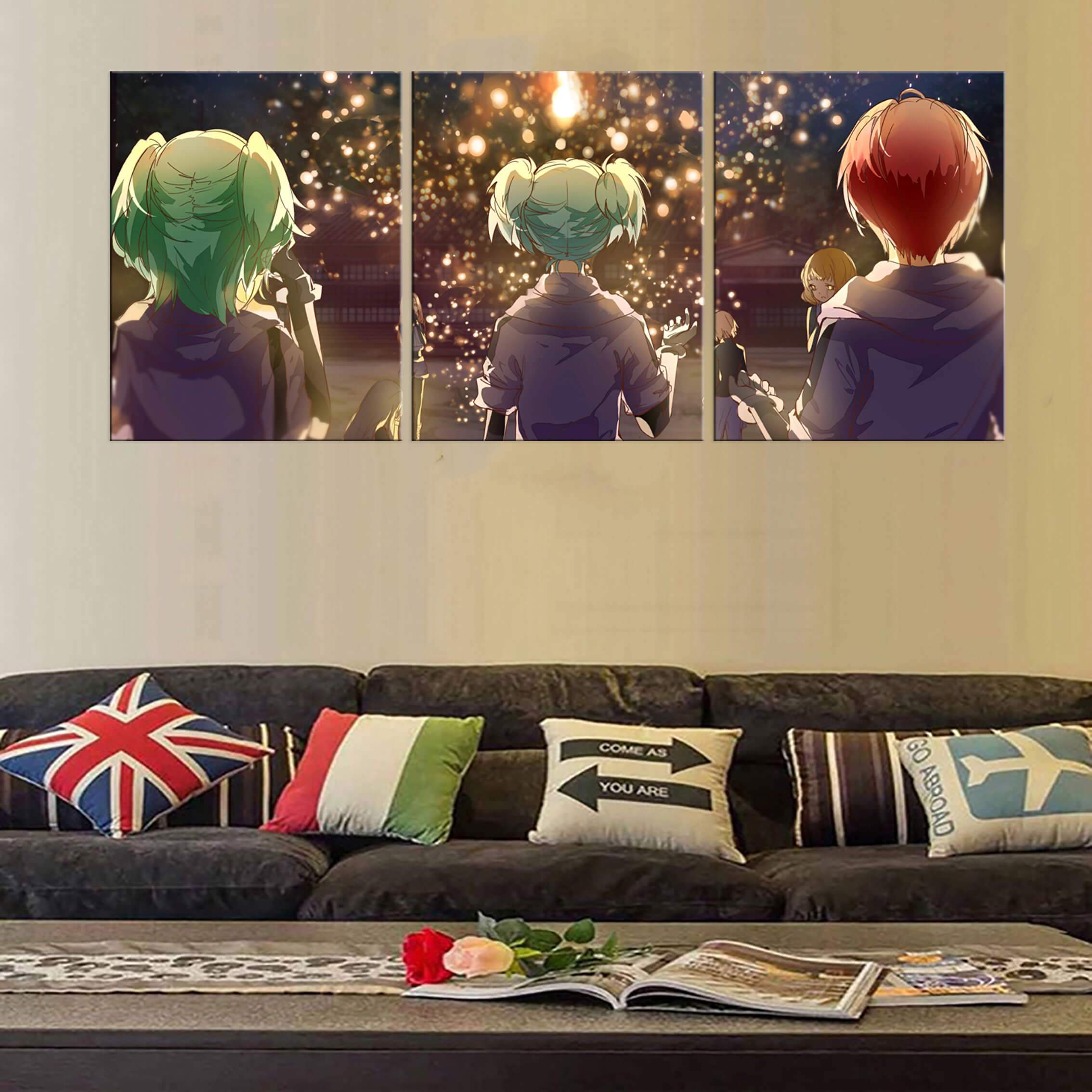 Décoration murale en 5 pièces Assassination Classroom Elèves Décoration murale en 5 pièces Assassination Classroom Elèves