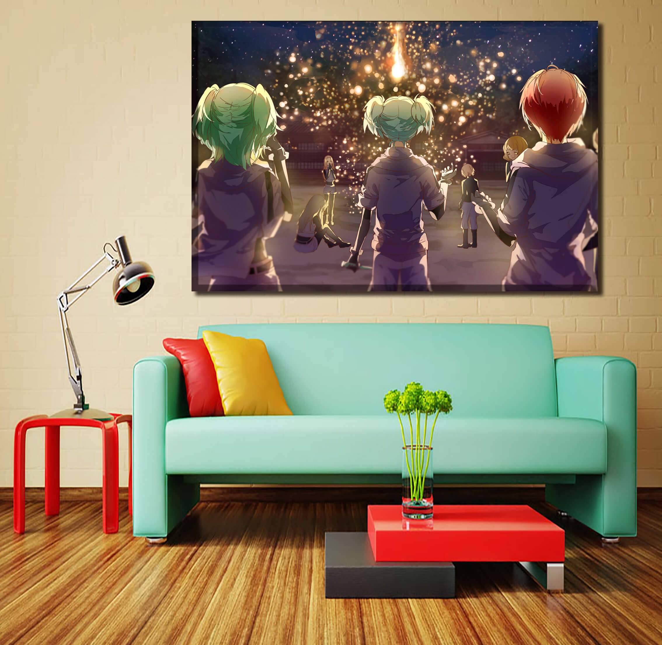 Décoration murale en 5 pièces Assassination Classroom Elèves Décoration murale en 5 pièces Assassination Classroom Elèves