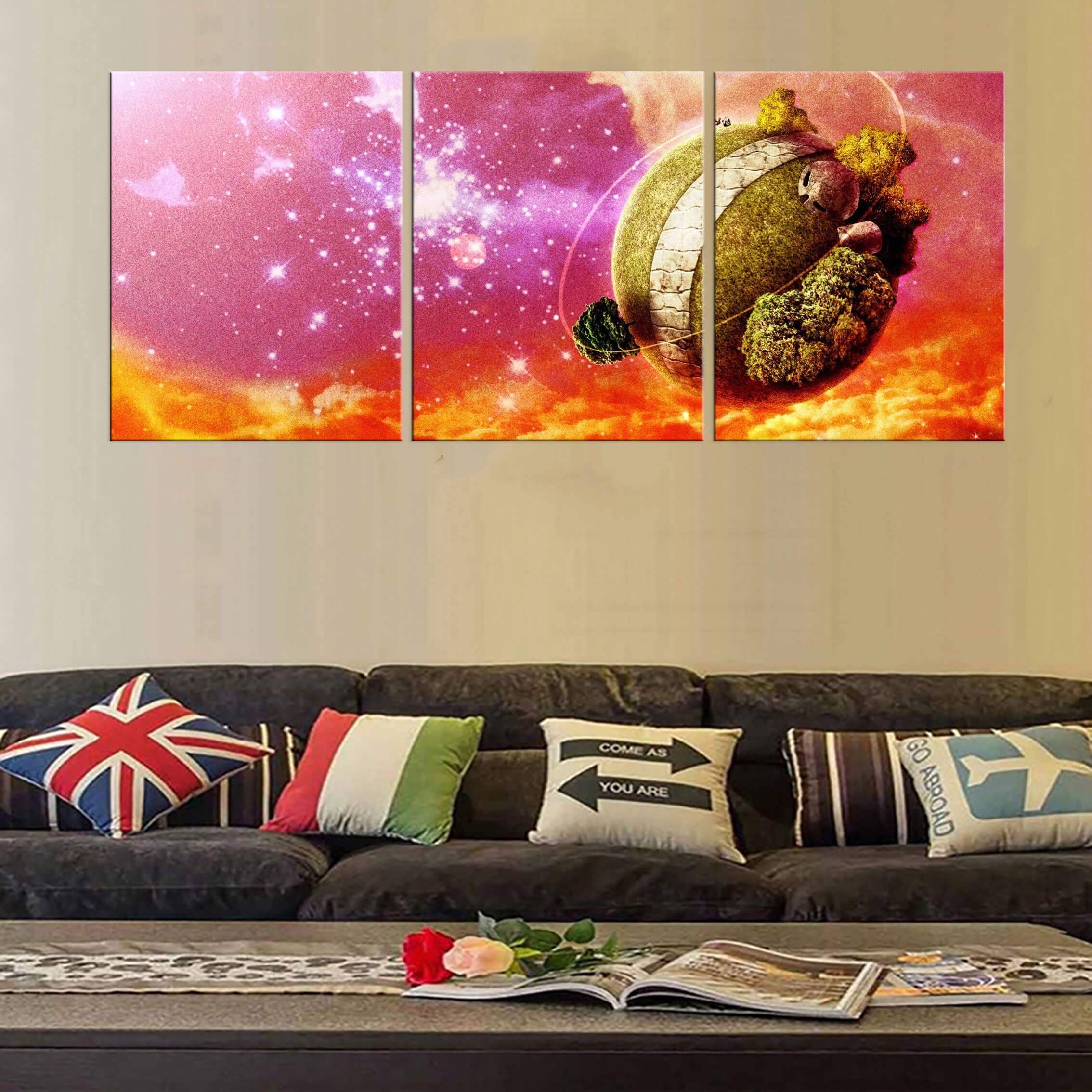 Tableau Dragon Ball Z Planète Kaio Tableau Dragon Ball Z Planète Kaio