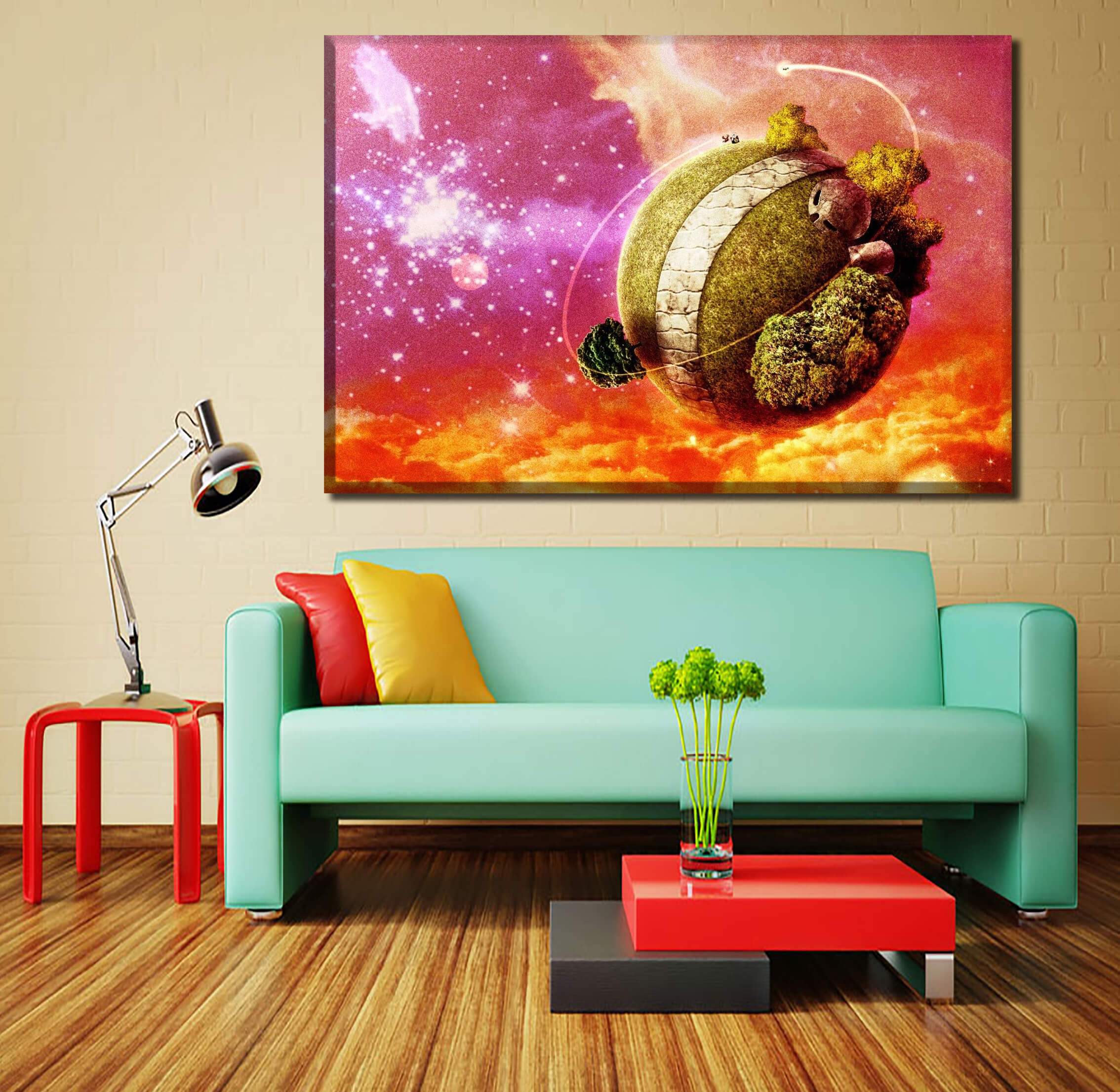 Tableau Dragon Ball Z Planète Kaio Tableau Dragon Ball Z Planète Kaio