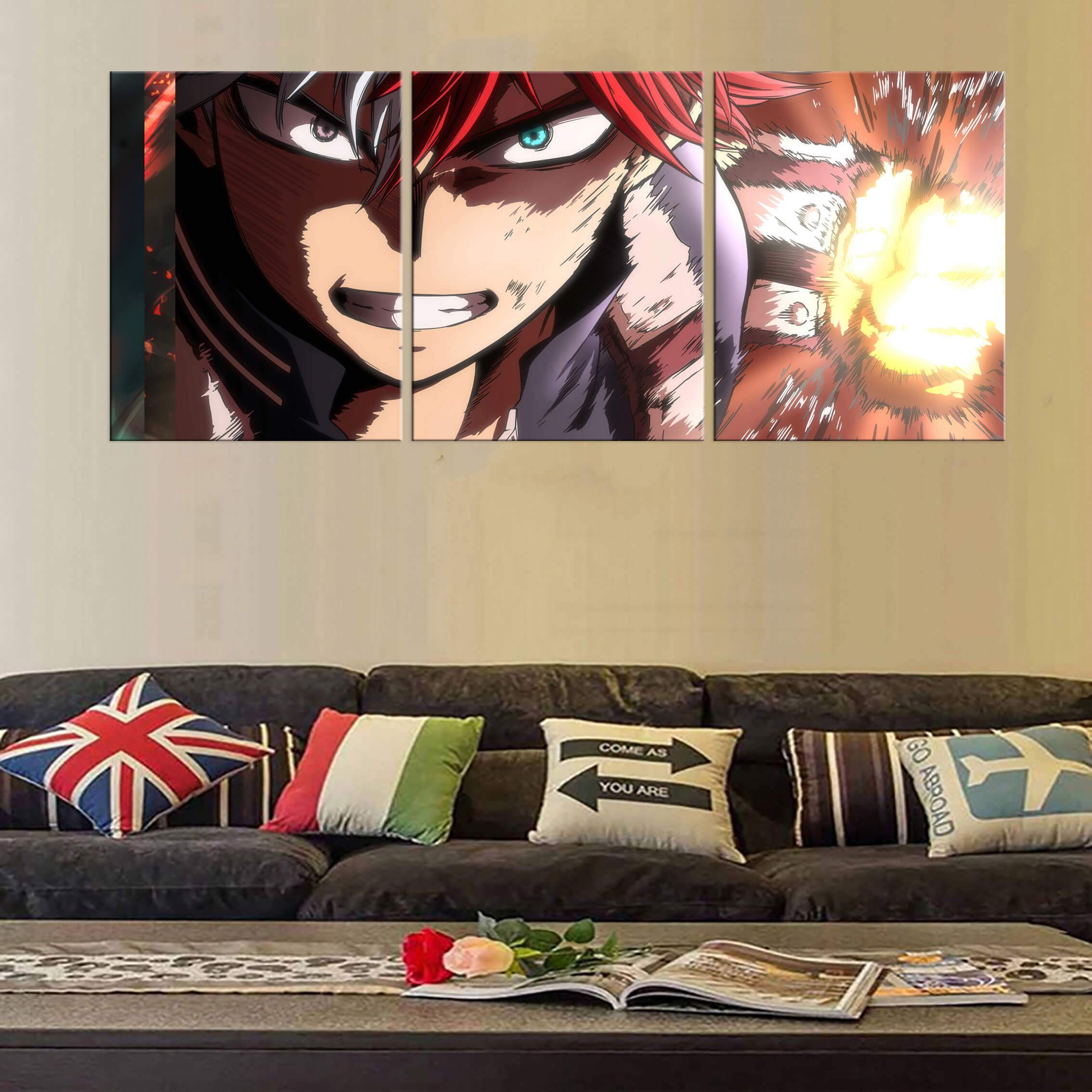 Décoration murale My Hero Academia Shoto Todoroki Attack Décoration murale My Hero Academia Shoto Todoroki Attack