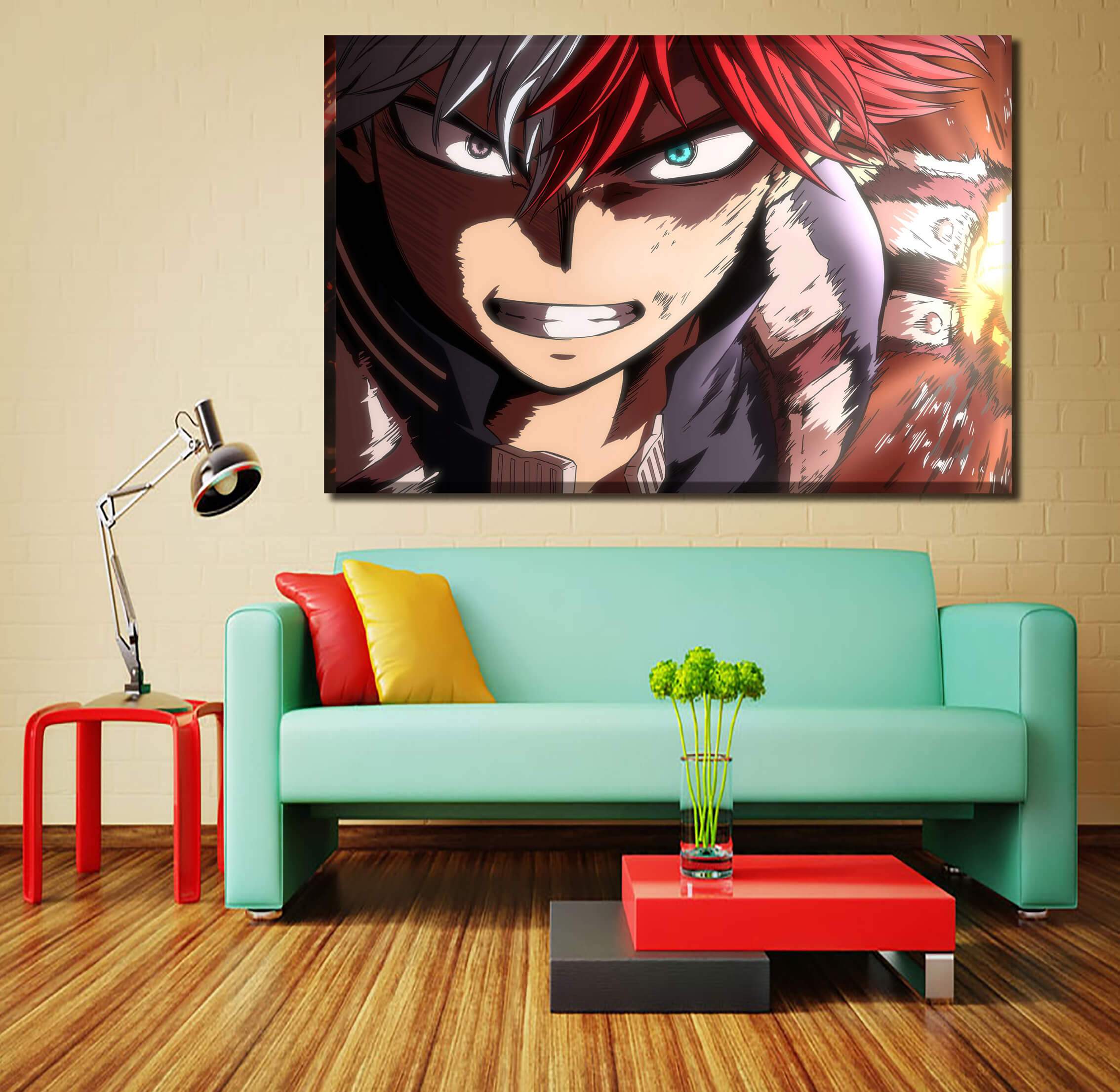 Décoration murale My Hero Academia Shoto Todoroki Attack Décoration murale My Hero Academia Shoto Todoroki Attack