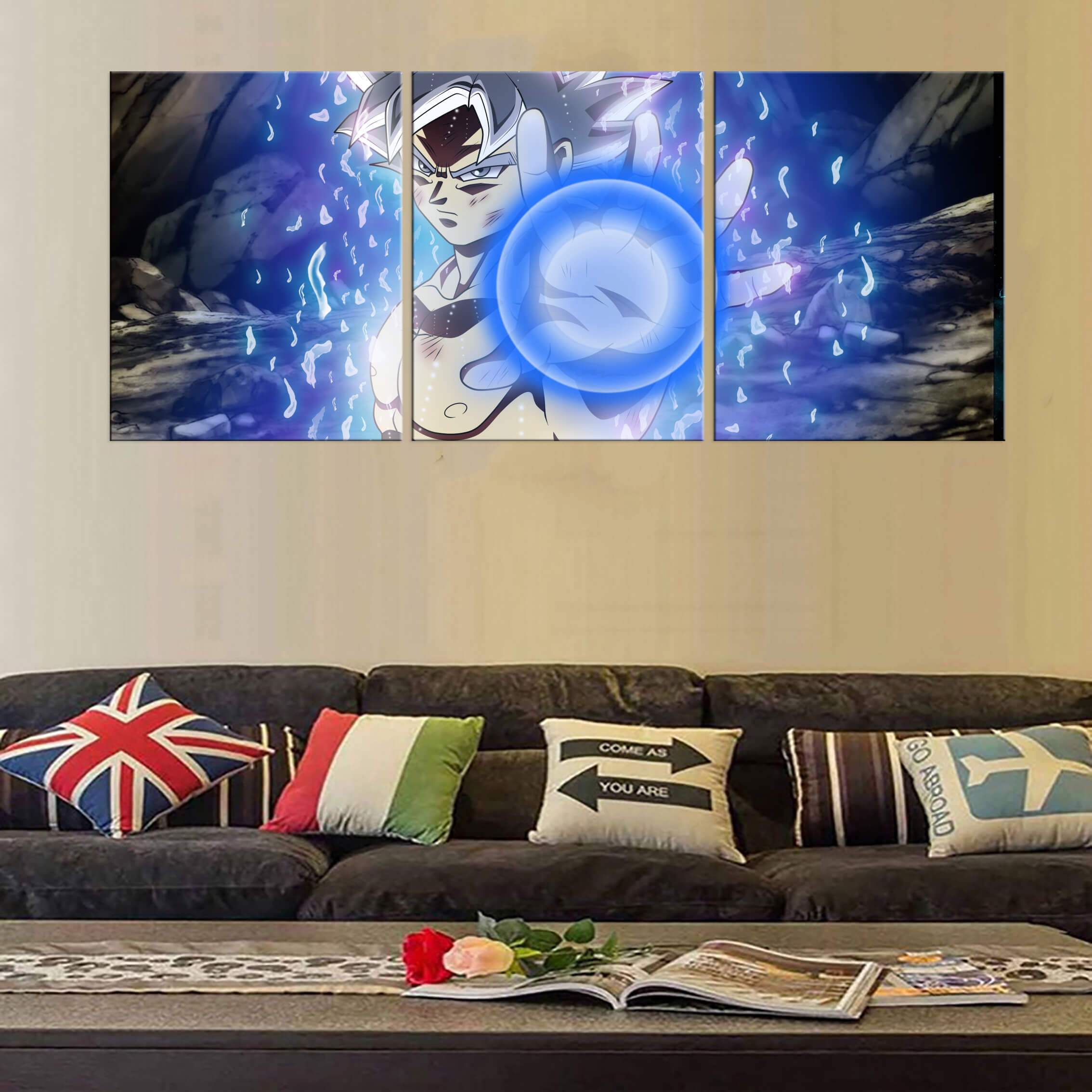 Tableau Dragon Ball Super Goku Ultra Instinct Kamehameha Tableau Dragon Ball Super Goku Ultra Instinct Kamehameha