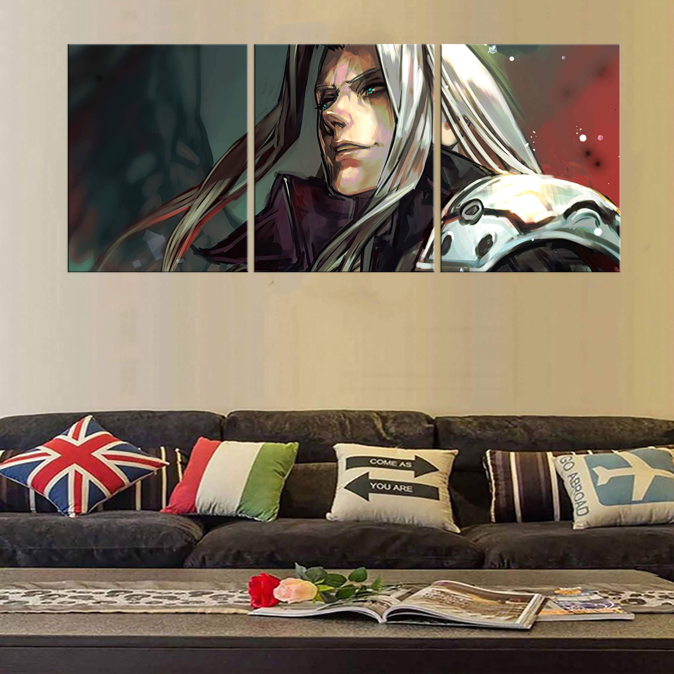 Décoration murale Final Fantasy 7 Sephiroth Décoration murale Final Fantasy 7 Sephiroth