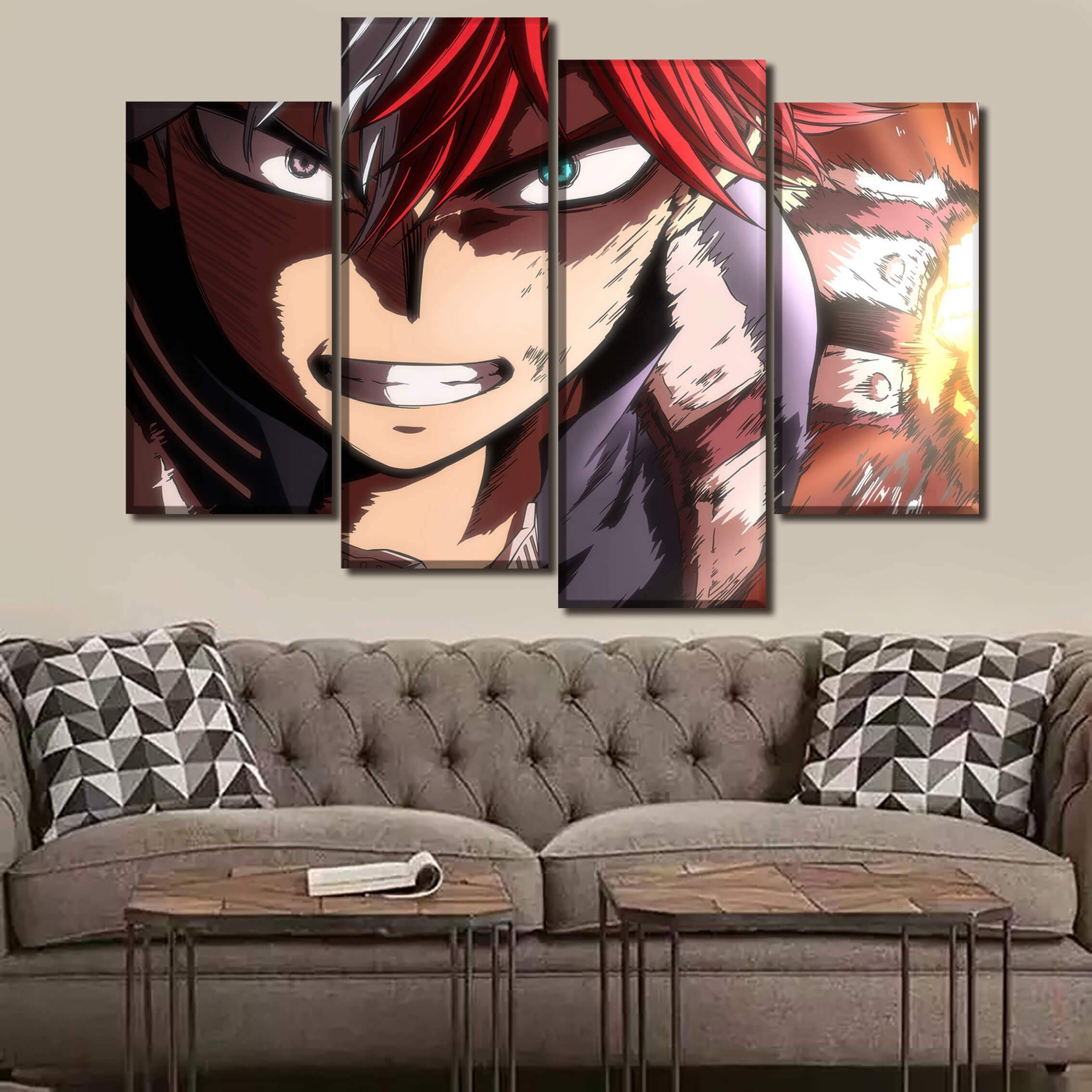 Décoration murale My Hero Academia Shoto Todoroki Attack Décoration murale My Hero Academia Shoto Todoroki Attack