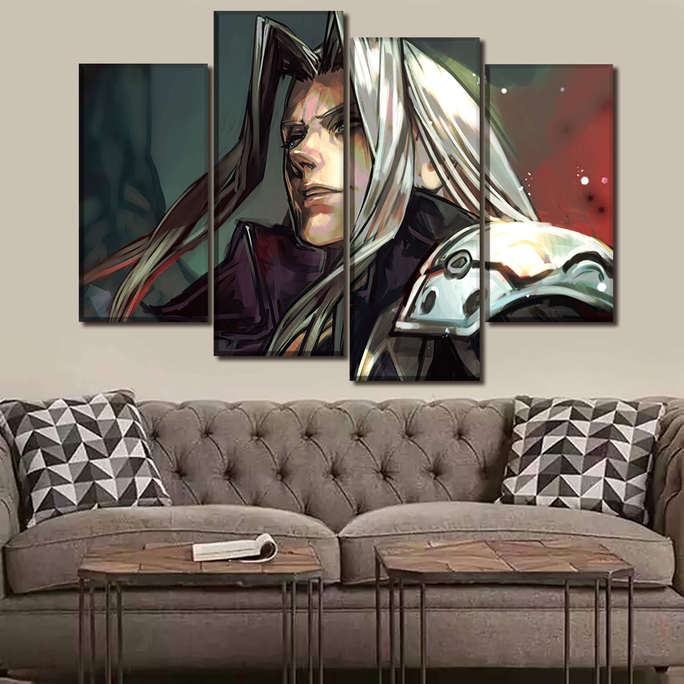 Décoration murale Final Fantasy 7 Sephiroth Décoration murale Final Fantasy 7 Sephiroth