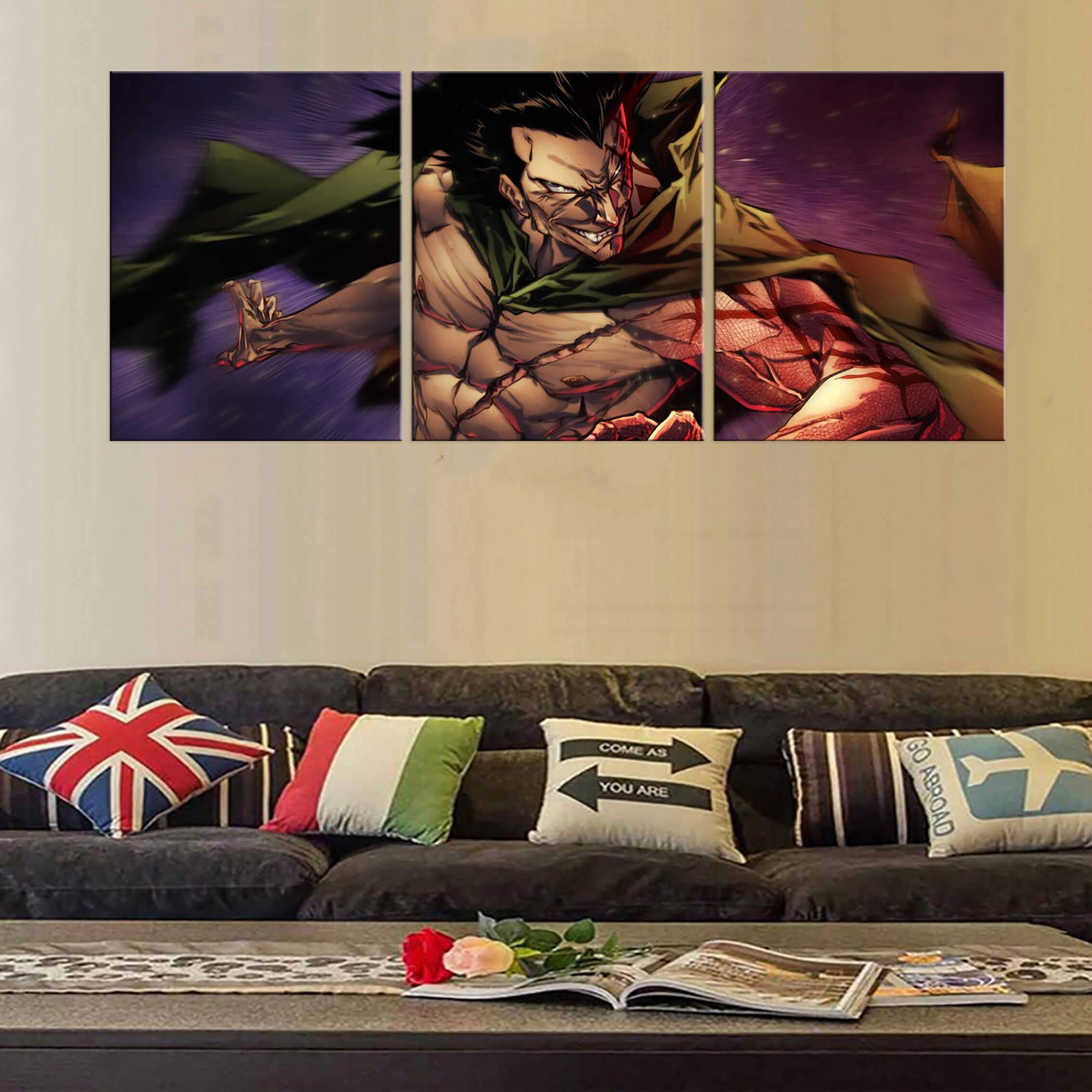 Tableau en 5 pièces One Piece Dragon Tableau en 5 pièces One Piece Dragon