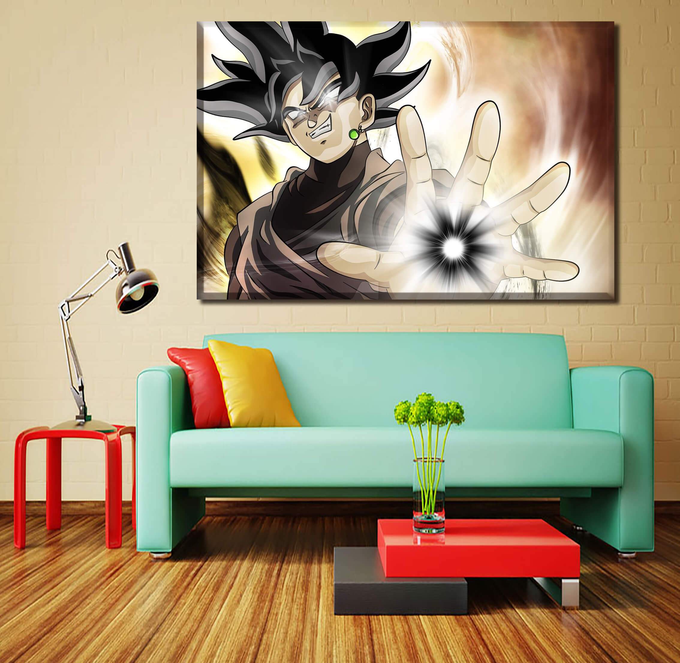Tableau Dragon Ball Super Black Attaque Tableau Dragon Ball Super Black Attaque