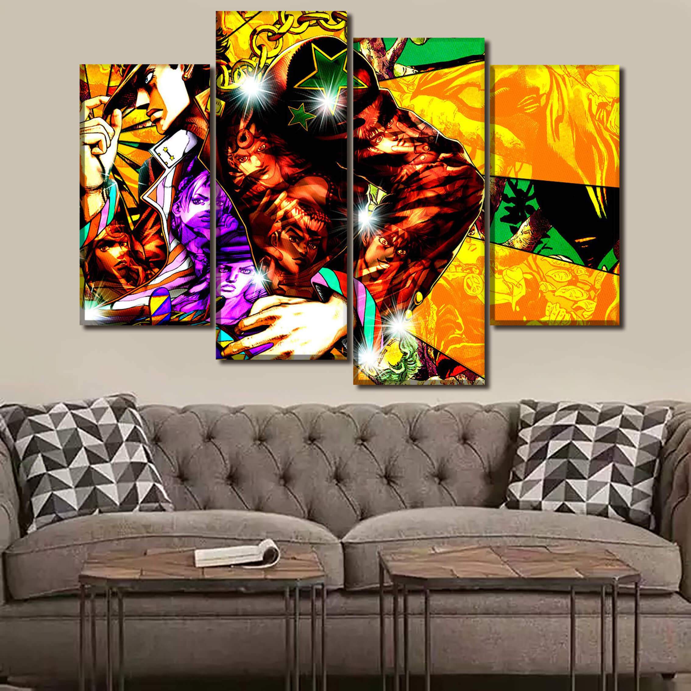 Décoration murale en 5 pièces Jojo’s Bizarre Adventure Destiny Décoration murale en 5 pièces Jojo’s Bizarre Adventure Destiny