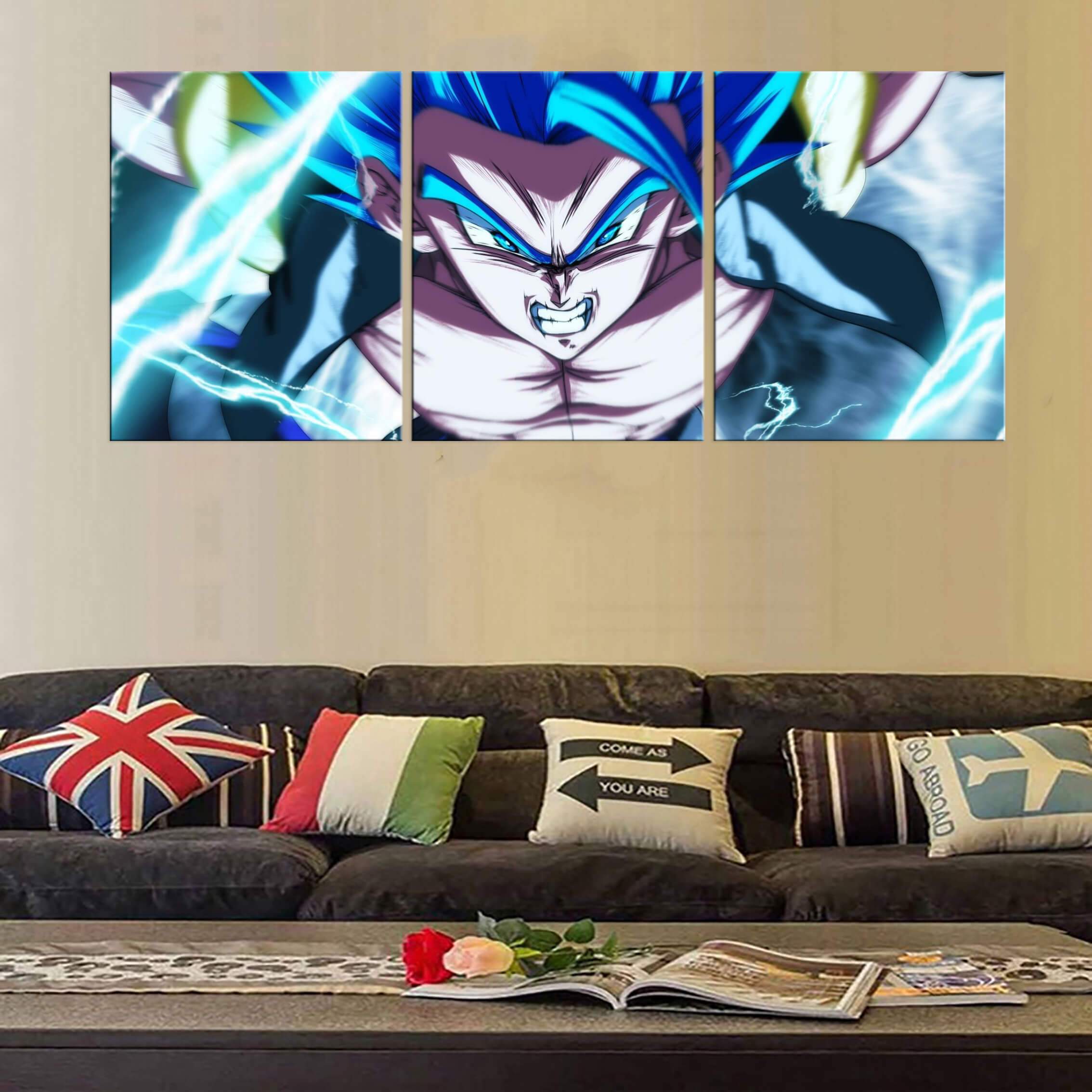Tableau Dragon Ball Super Gogeta Attack Tableau Dragon Ball Super Gogeta Attack