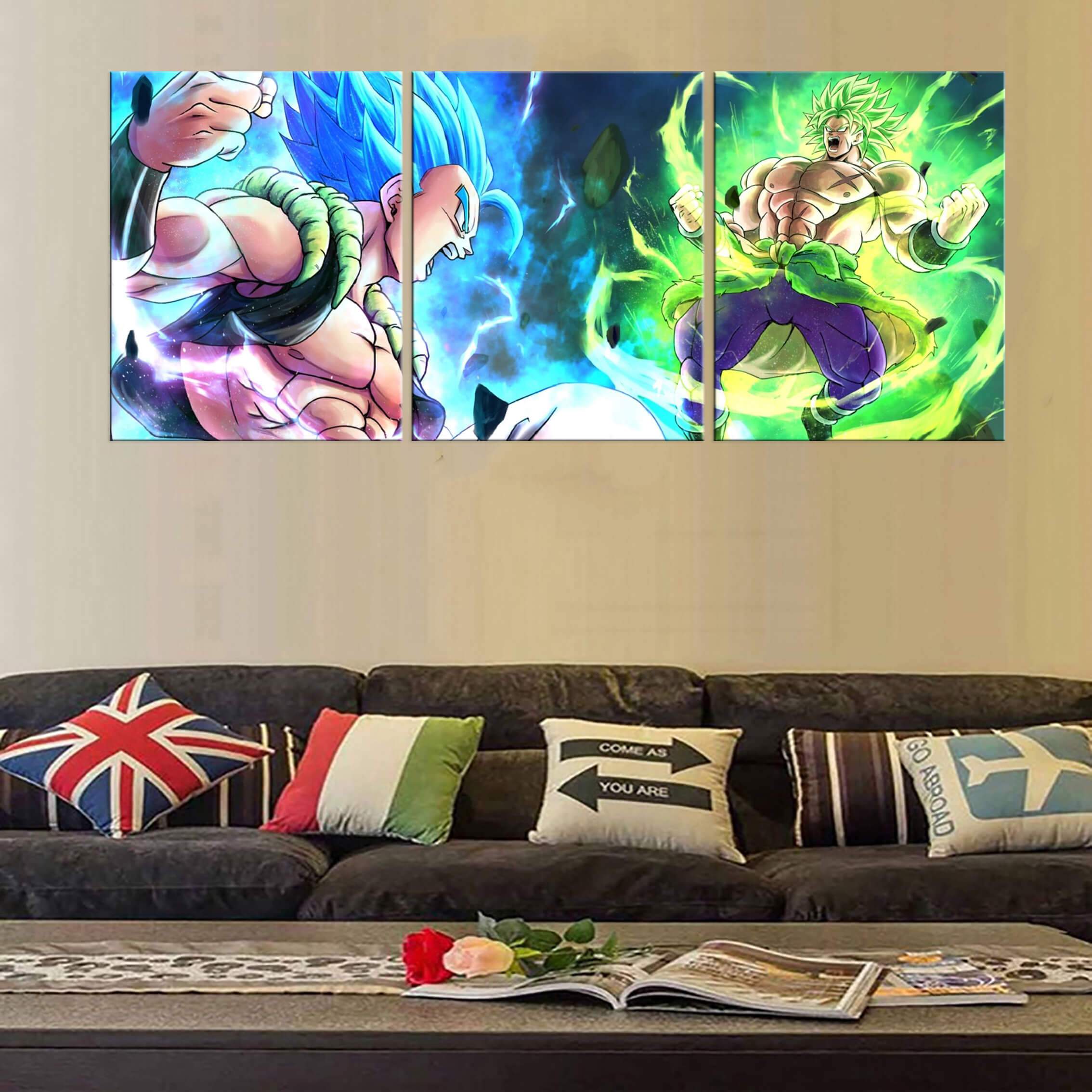 Tableau Dragon Ball Super Gogeta Vs Broly Tableau Dragon Ball Super Gogeta Vs Broly