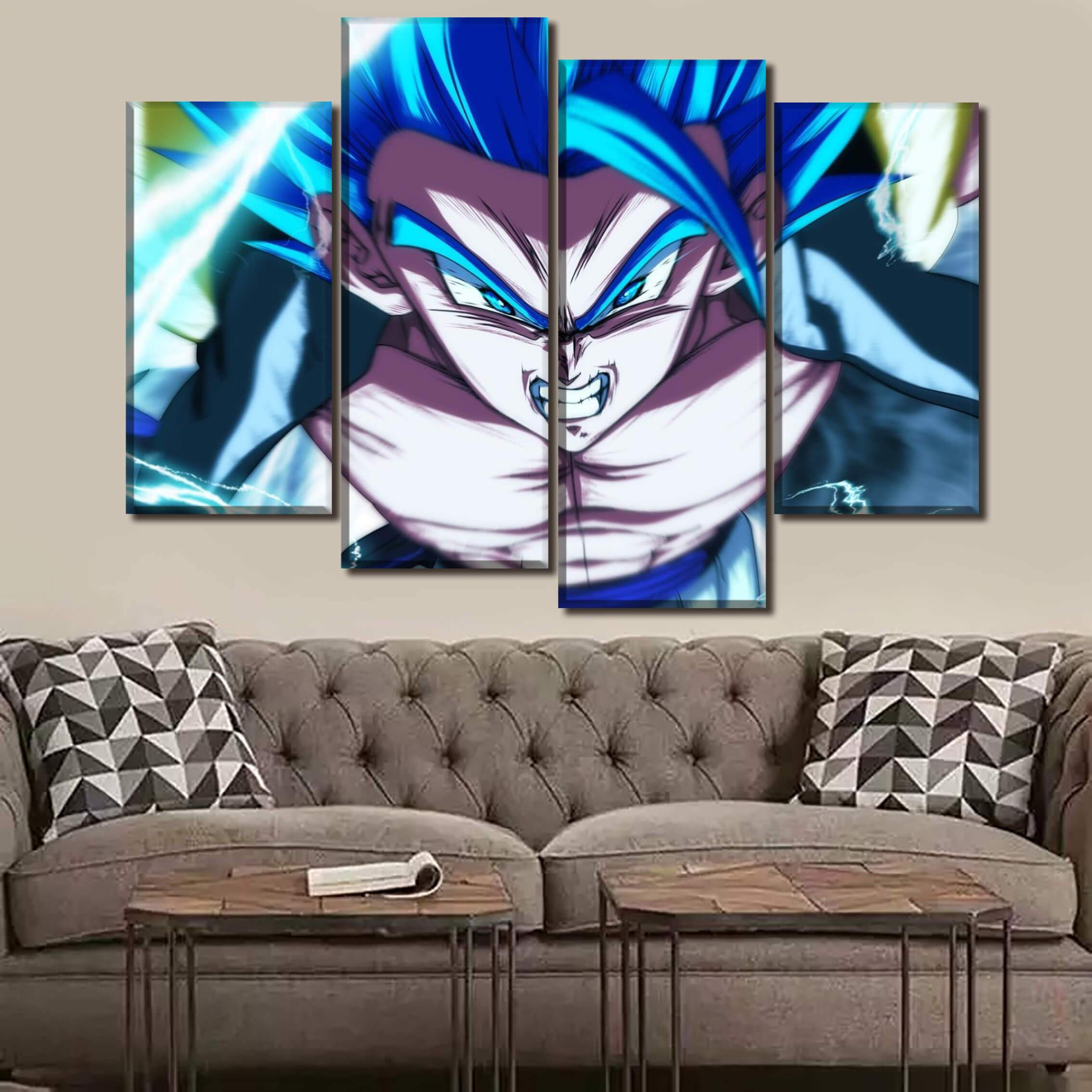 Tableau Dragon Ball Super Gogeta Attack Tableau Dragon Ball Super Gogeta Attack