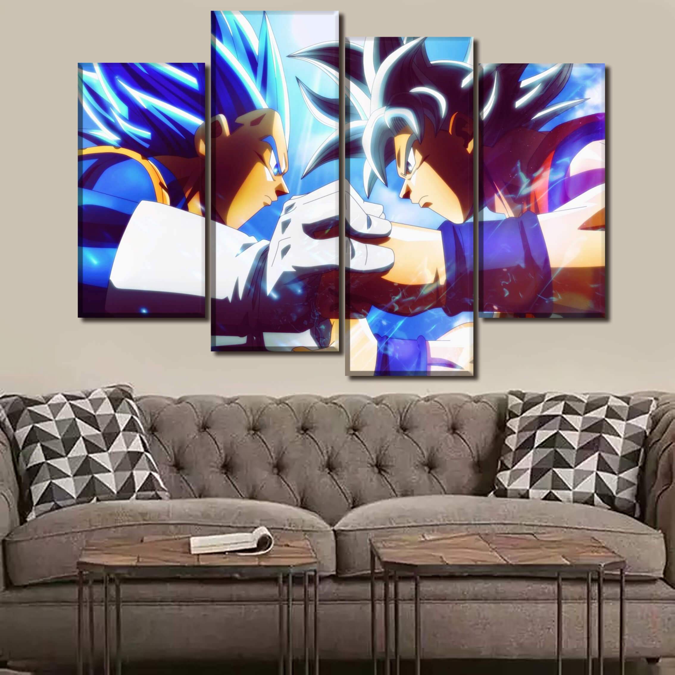 Tableau Dragon Ball Super Goku Vs Vegeta Tableau Dragon Ball Super Goku Vs Vegeta