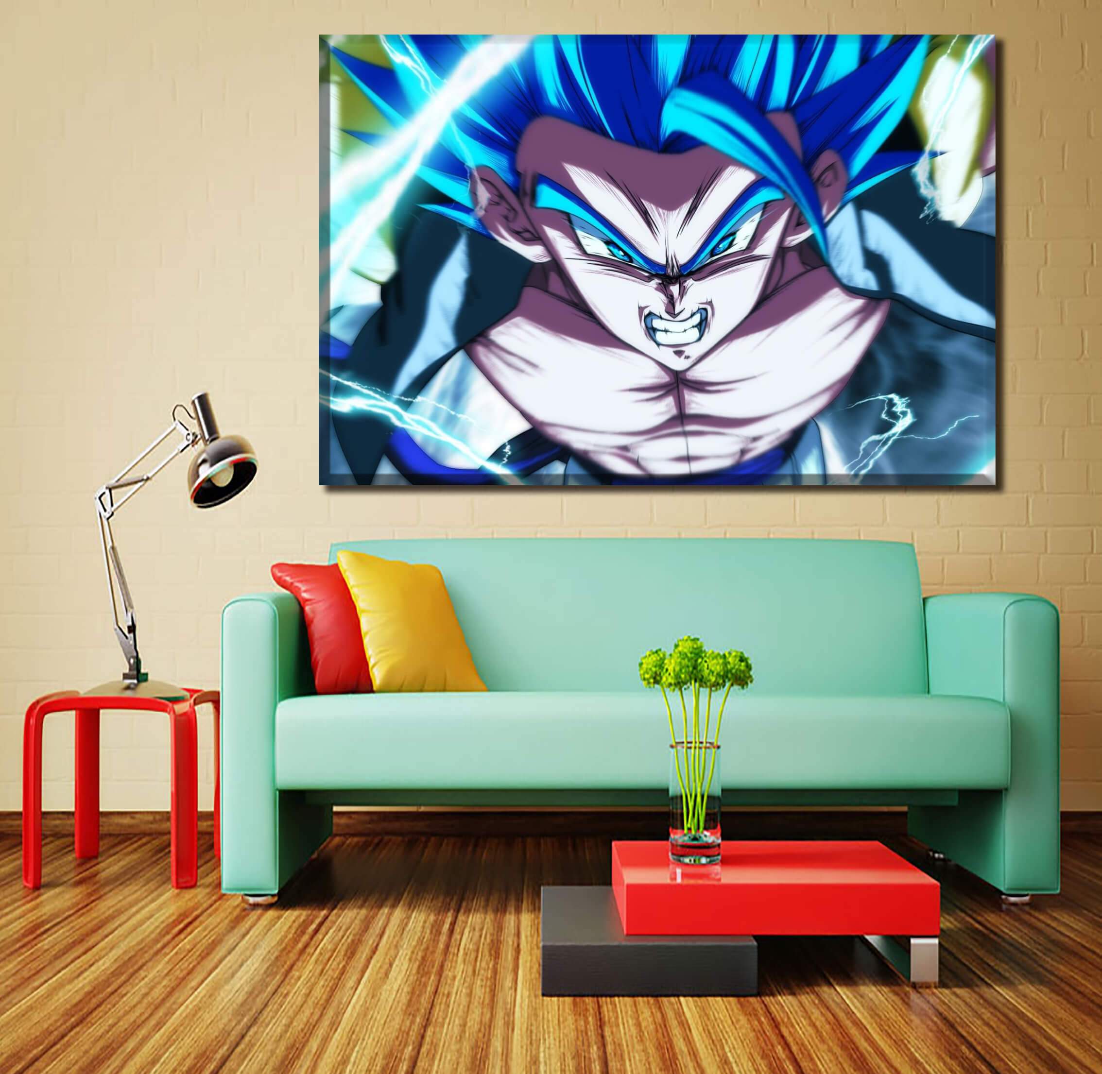 Tableau Dragon Ball Super Gogeta Attack Tableau Dragon Ball Super Gogeta Attack