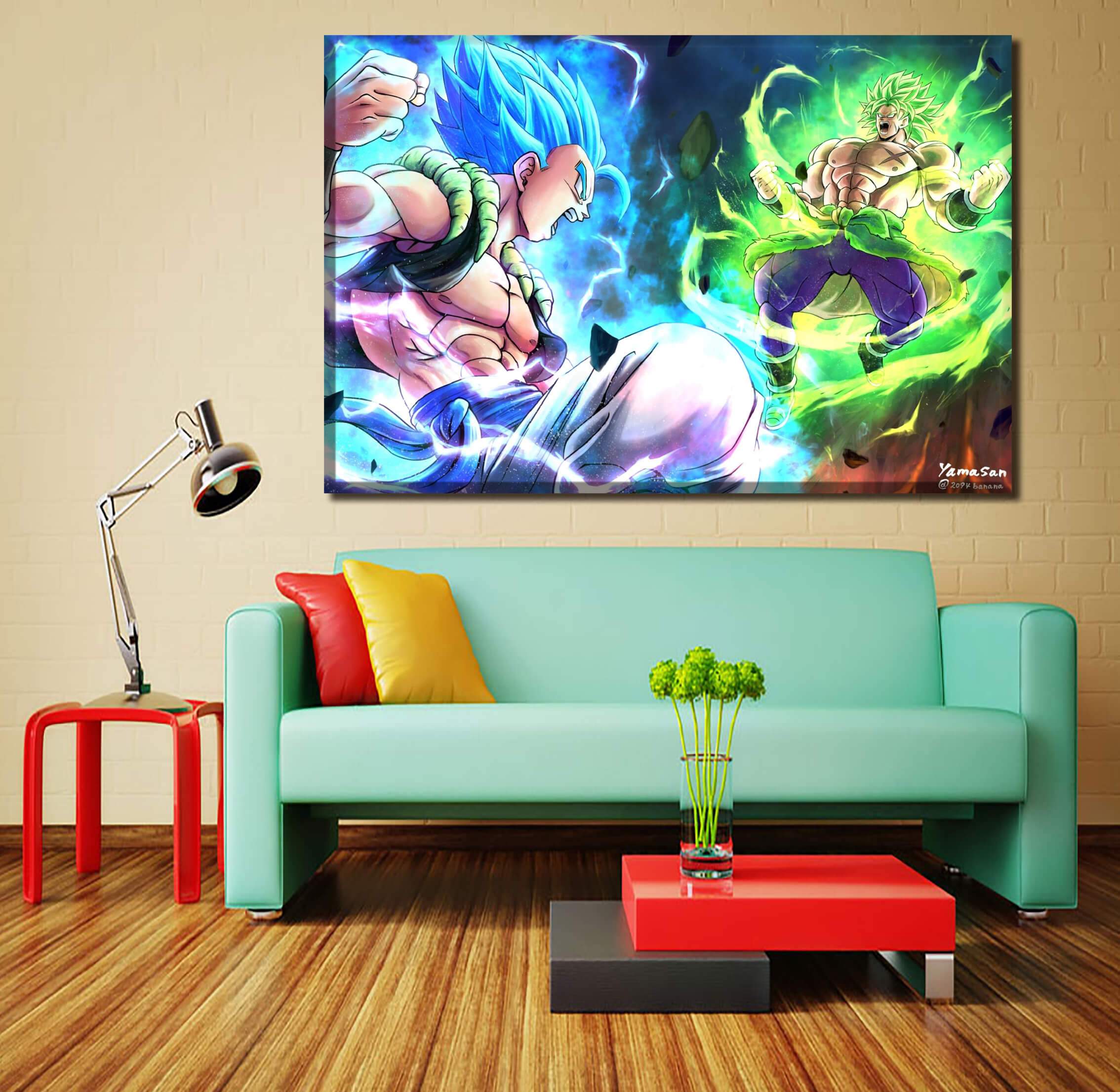 Tableau Dragon Ball Super Gogeta Vs Broly Tableau Dragon Ball Super Gogeta Vs Broly
