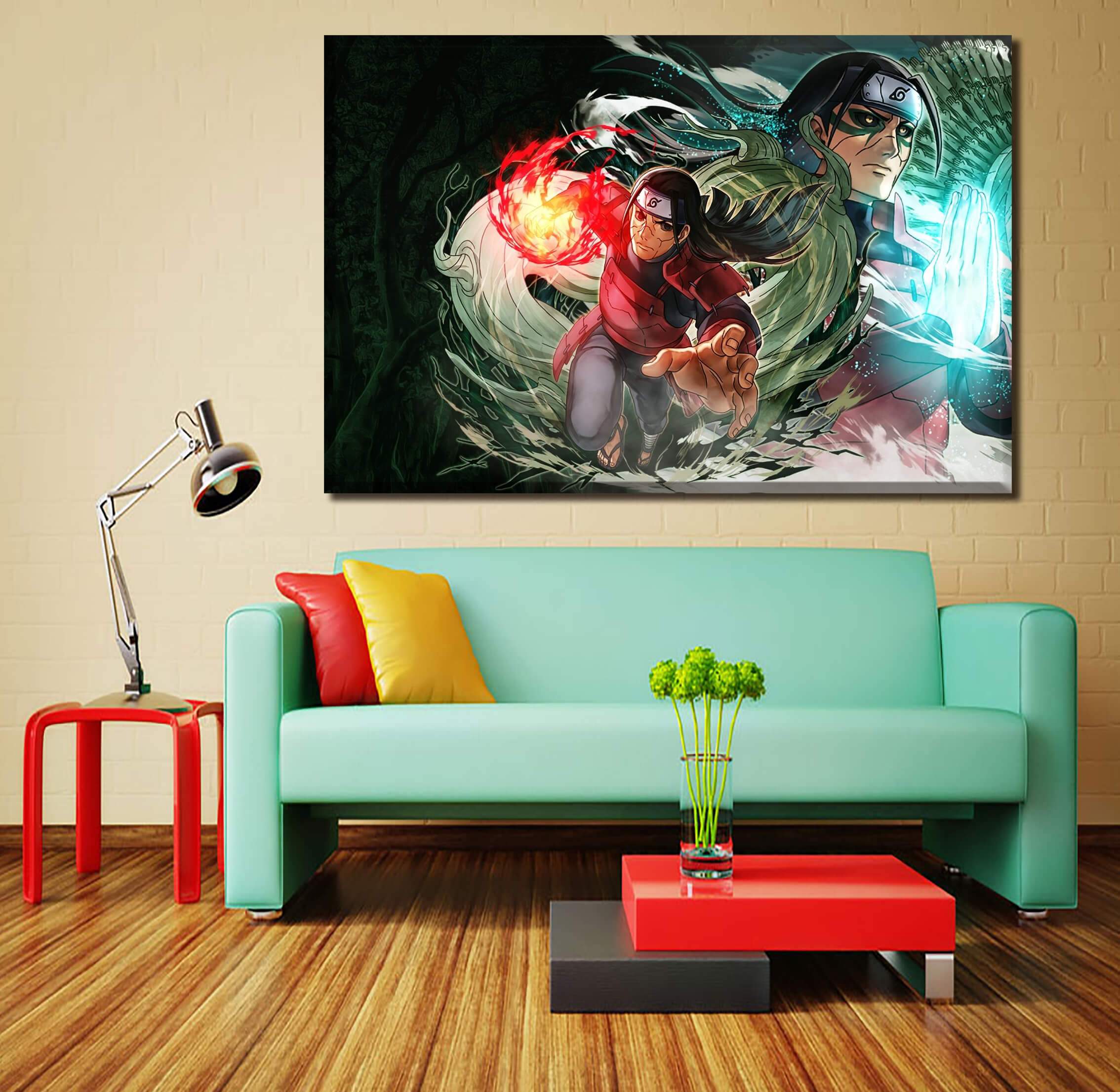 Tableau en 5 pièces Naruto Hashirama Senju Tableau en 5 pièces Naruto Hashirama Senju