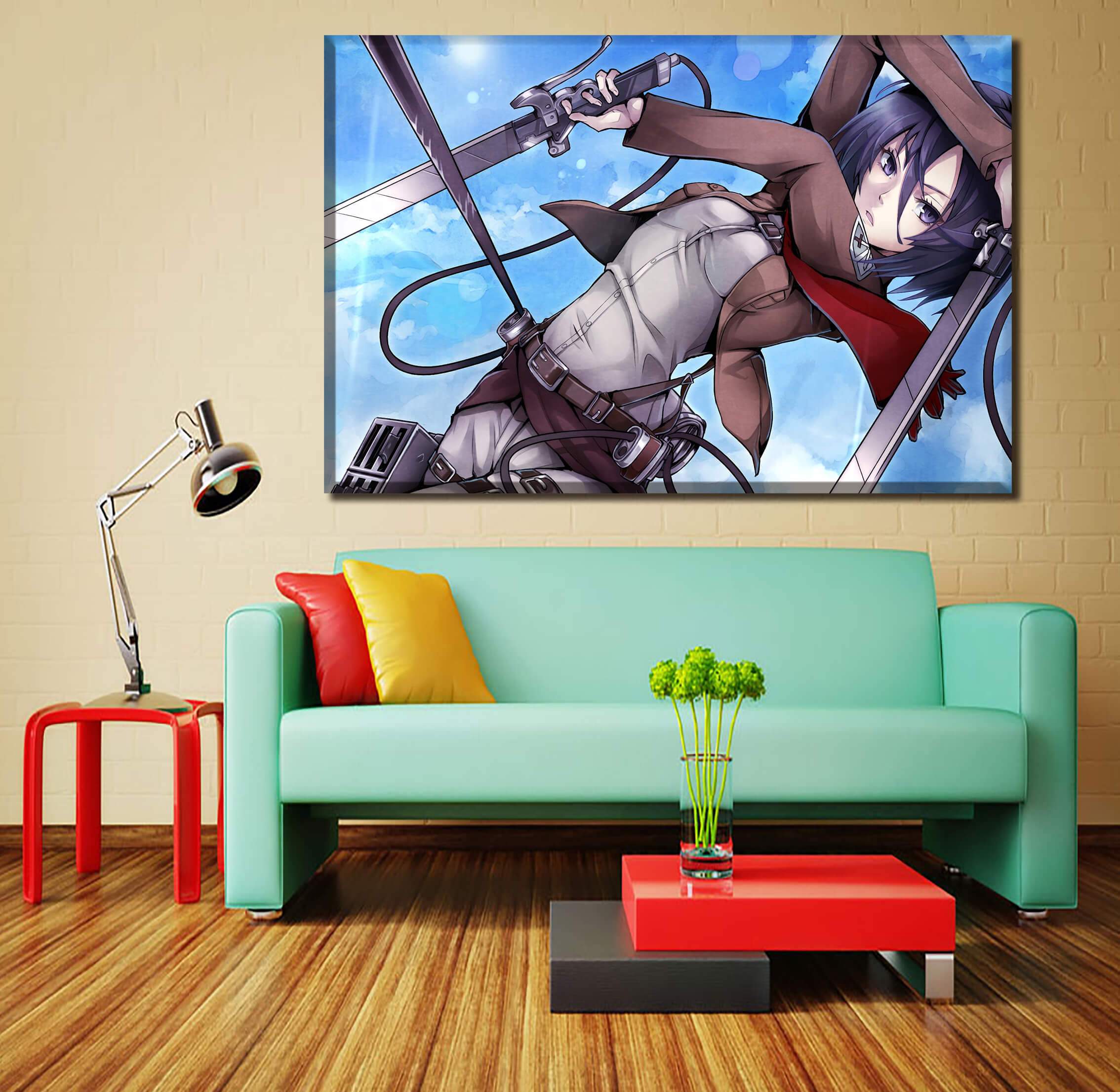 Décoration murale L’attaque des Titans Mikasa Ackerman Décoration murale L’attaque des Titans Mikasa Ackerman