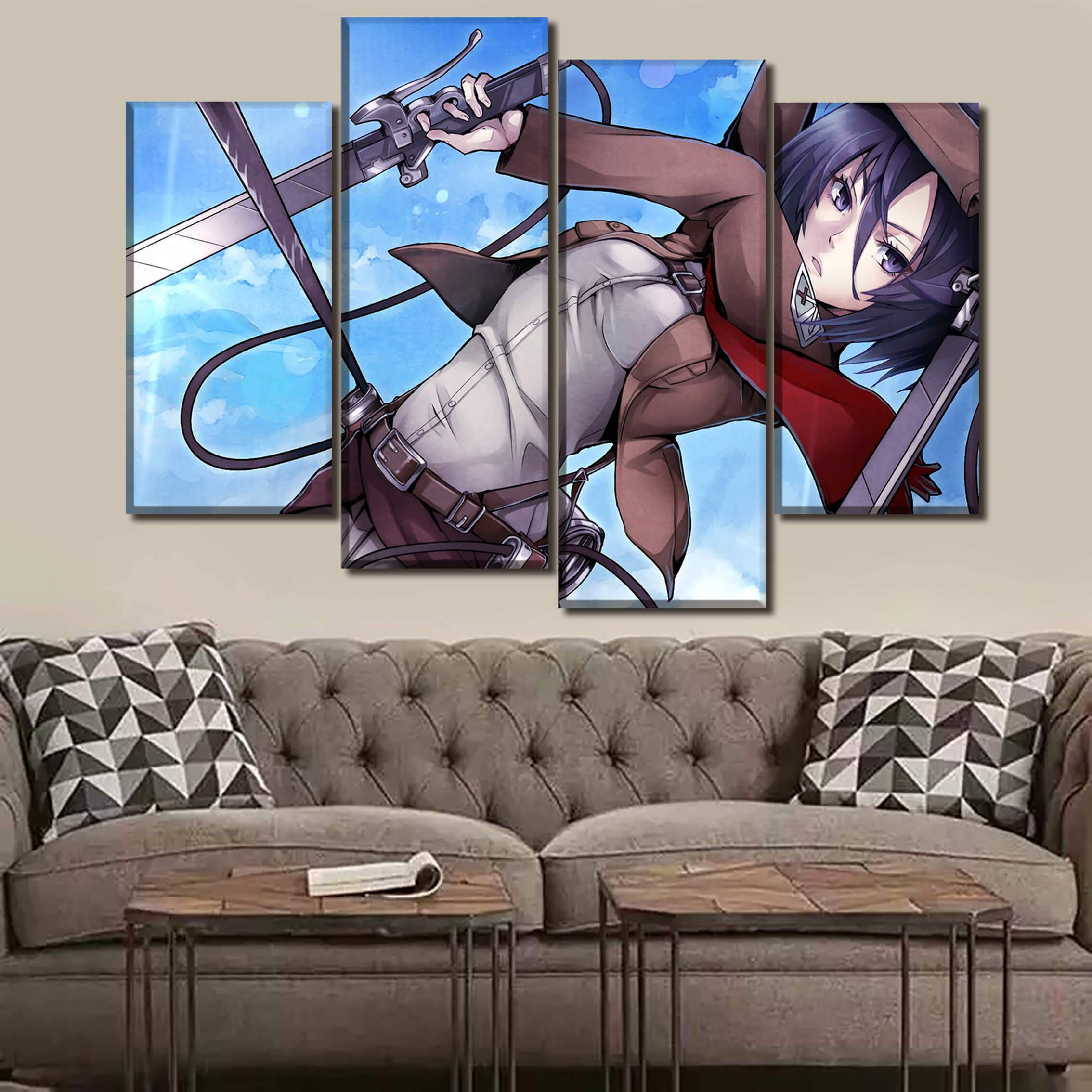 Décoration murale L’attaque des Titans Mikasa Ackerman Décoration murale L’attaque des Titans Mikasa Ackerman