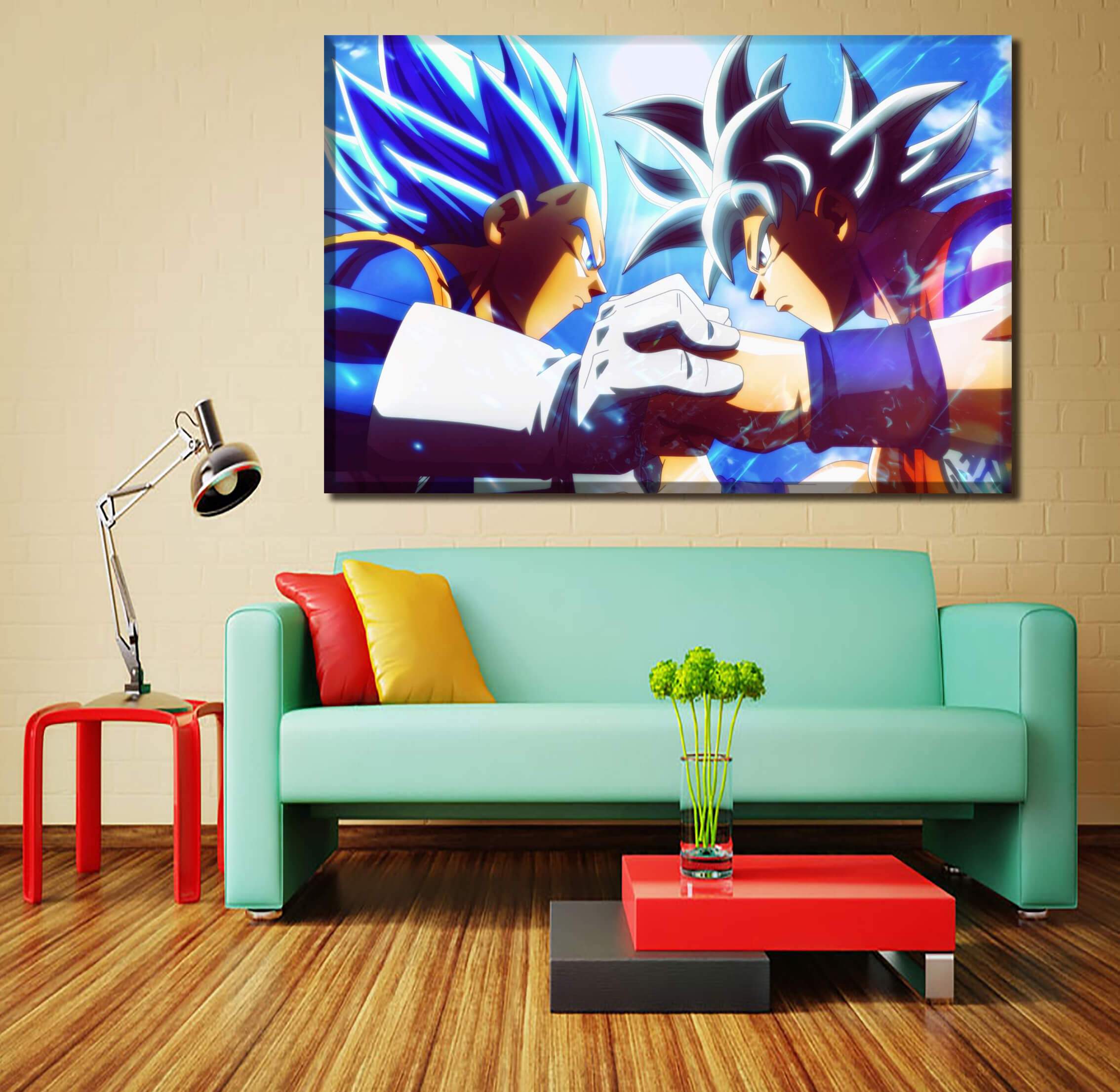 Tableau Dragon Ball Super Goku Vs Vegeta Tableau Dragon Ball Super Goku Vs Vegeta