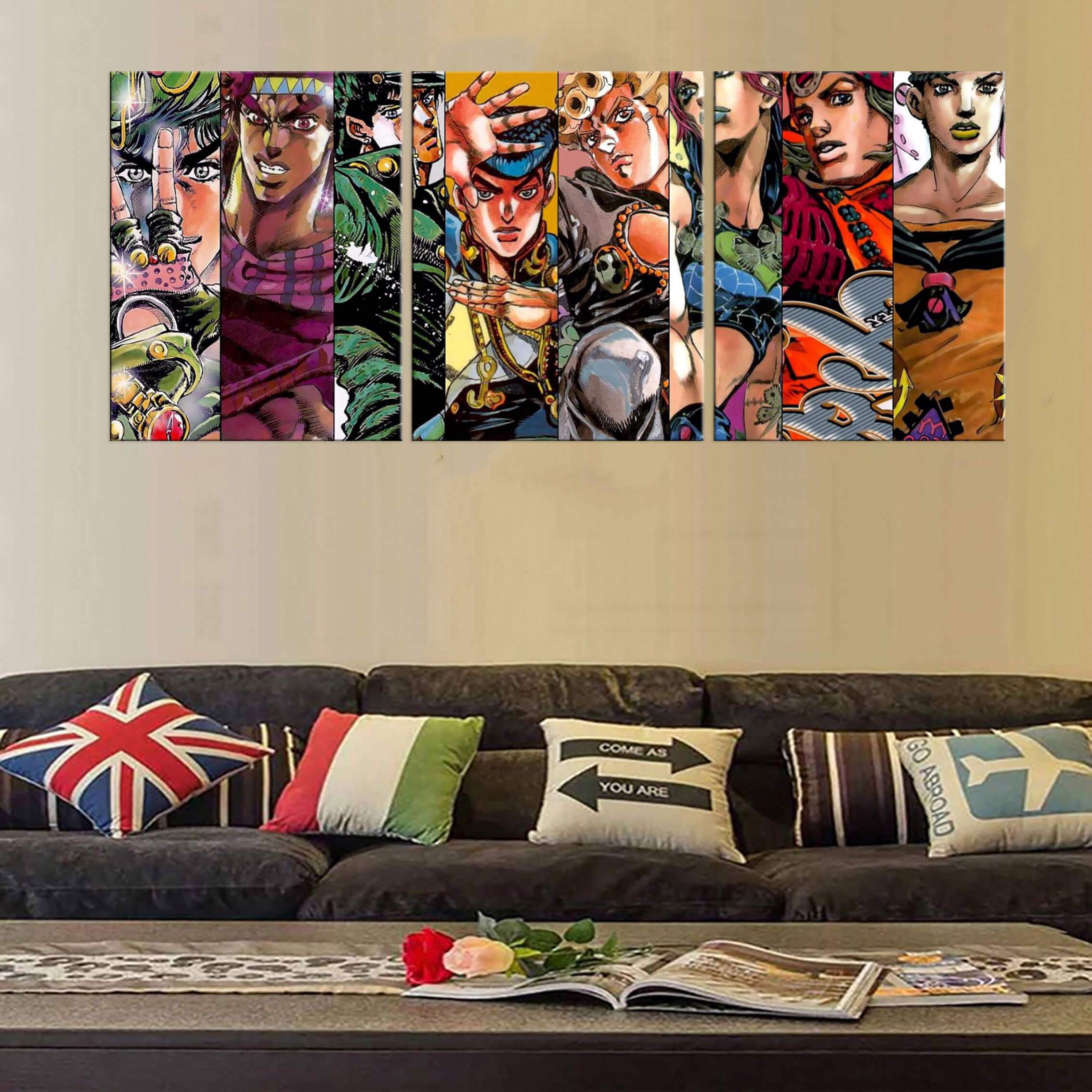 Décoration murale en 5 pièces Jojo’s Bizarre Adventure All Stars Décoration murale en 5 pièces Jojo’s Bizarre Adventure All Stars