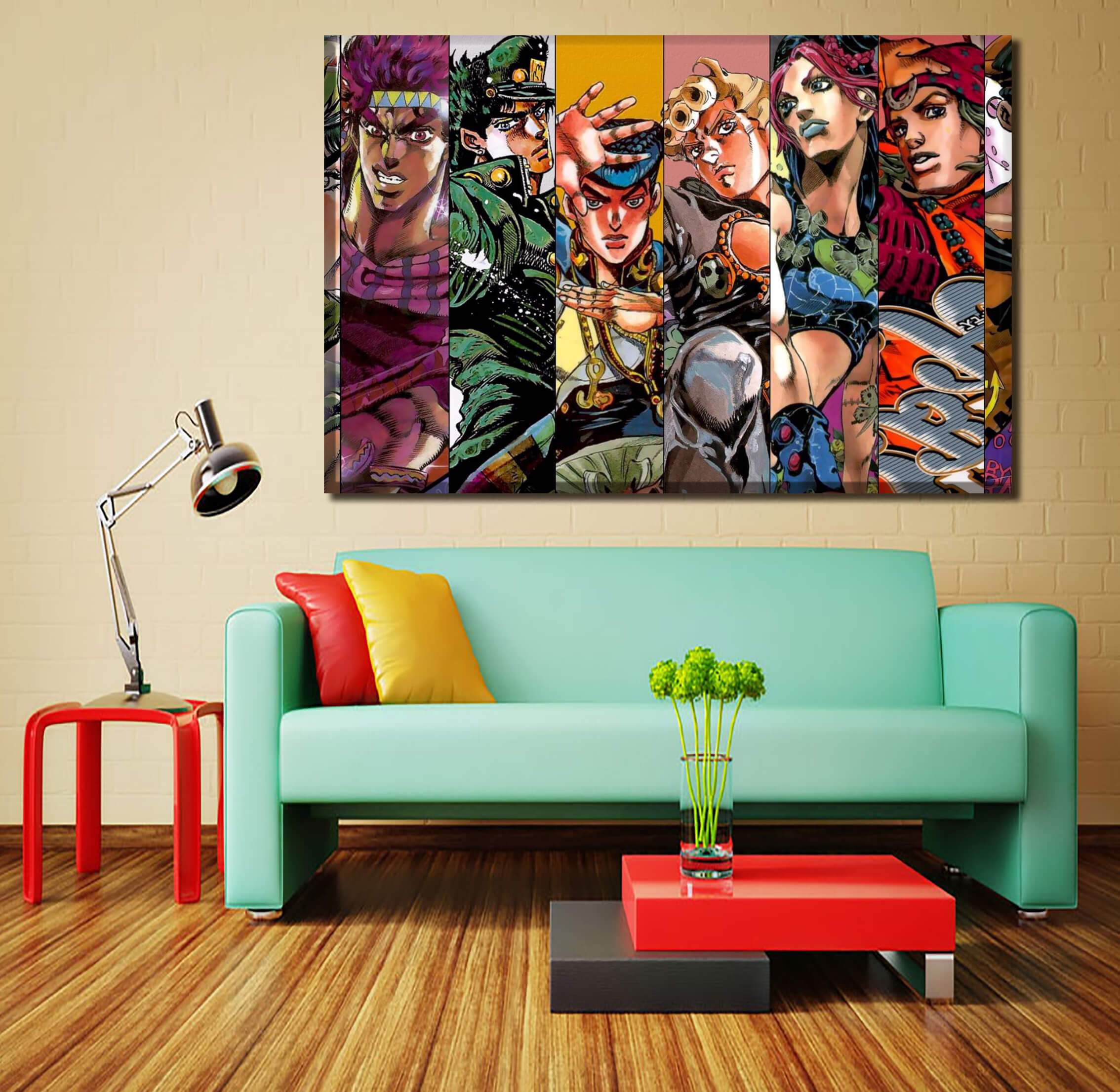 Décoration murale en 5 pièces Jojo’s Bizarre Adventure All Stars Décoration murale en 5 pièces Jojo’s Bizarre Adventure All Stars