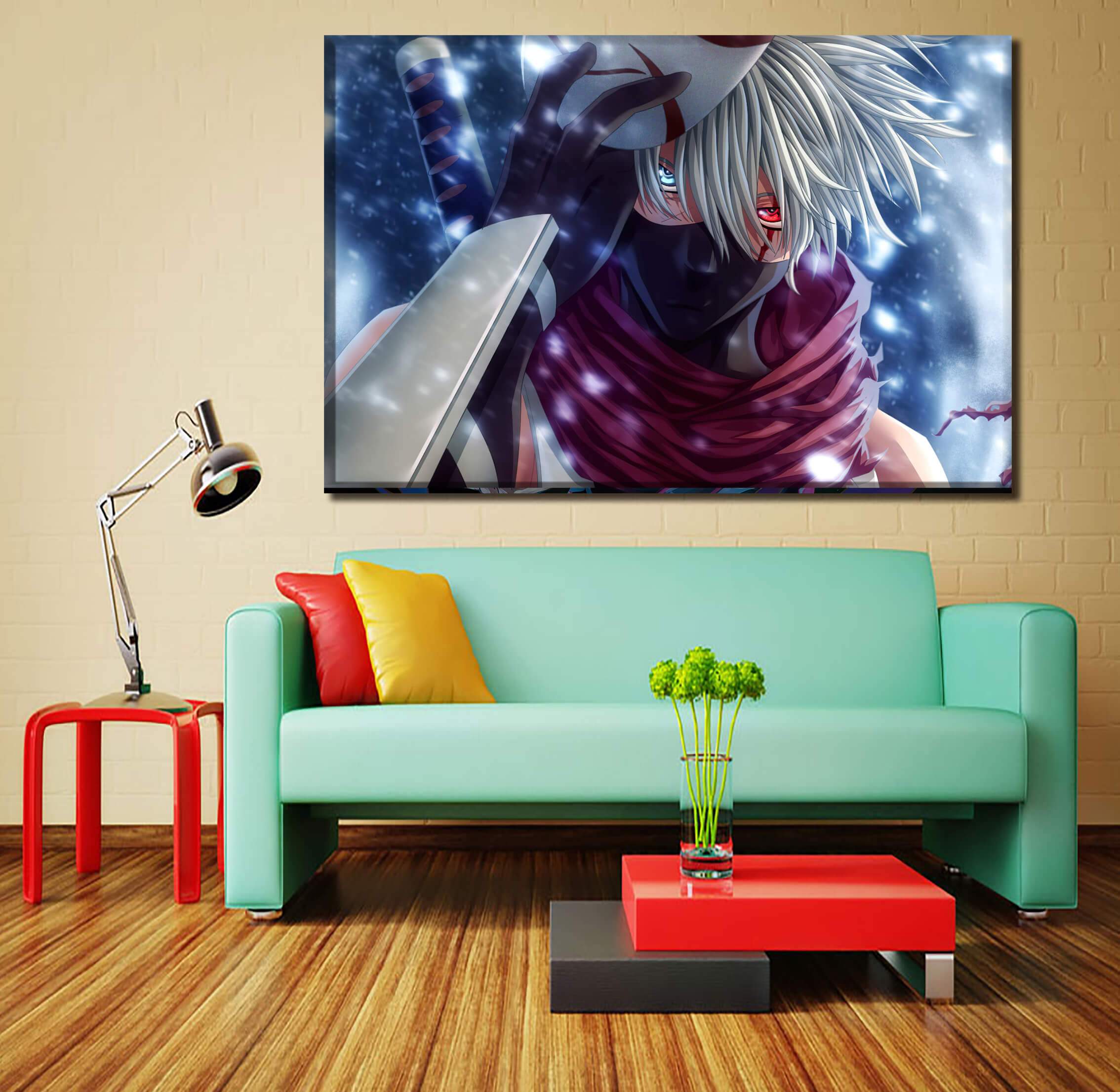 Tableau en 5 pièces Naruto Kakashi Ambu Tableau en 5 pièces Naruto Kakashi Ambu