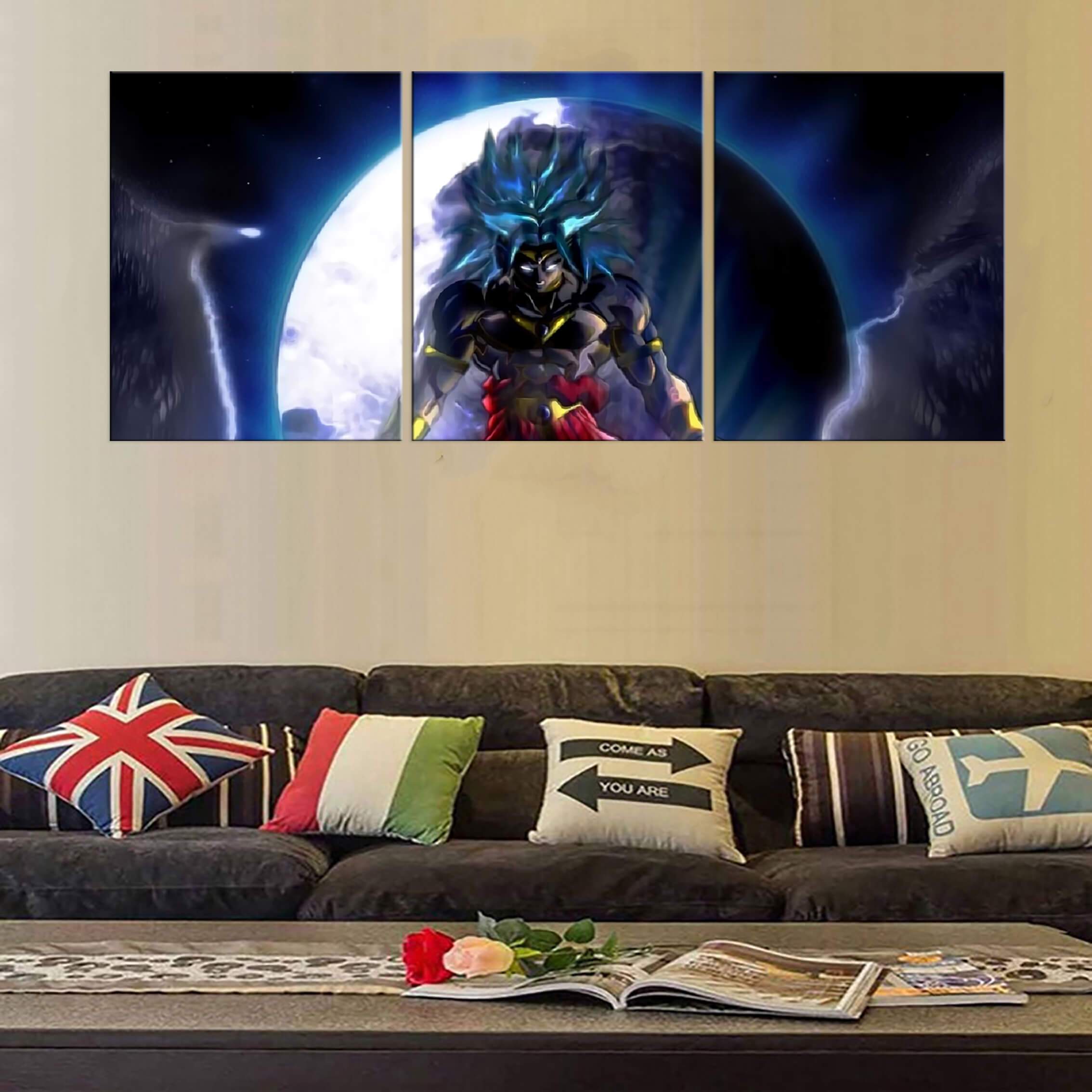 Tableau Dragon Ball Z Broly Moon Tableau Dragon Ball Z Broly Moon