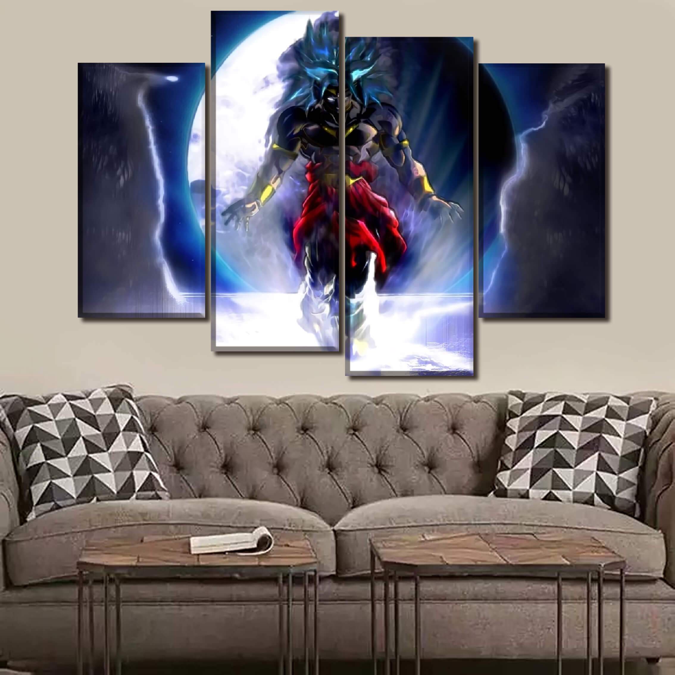 Tableau Dragon Ball Z Broly Moon Tableau Dragon Ball Z Broly Moon