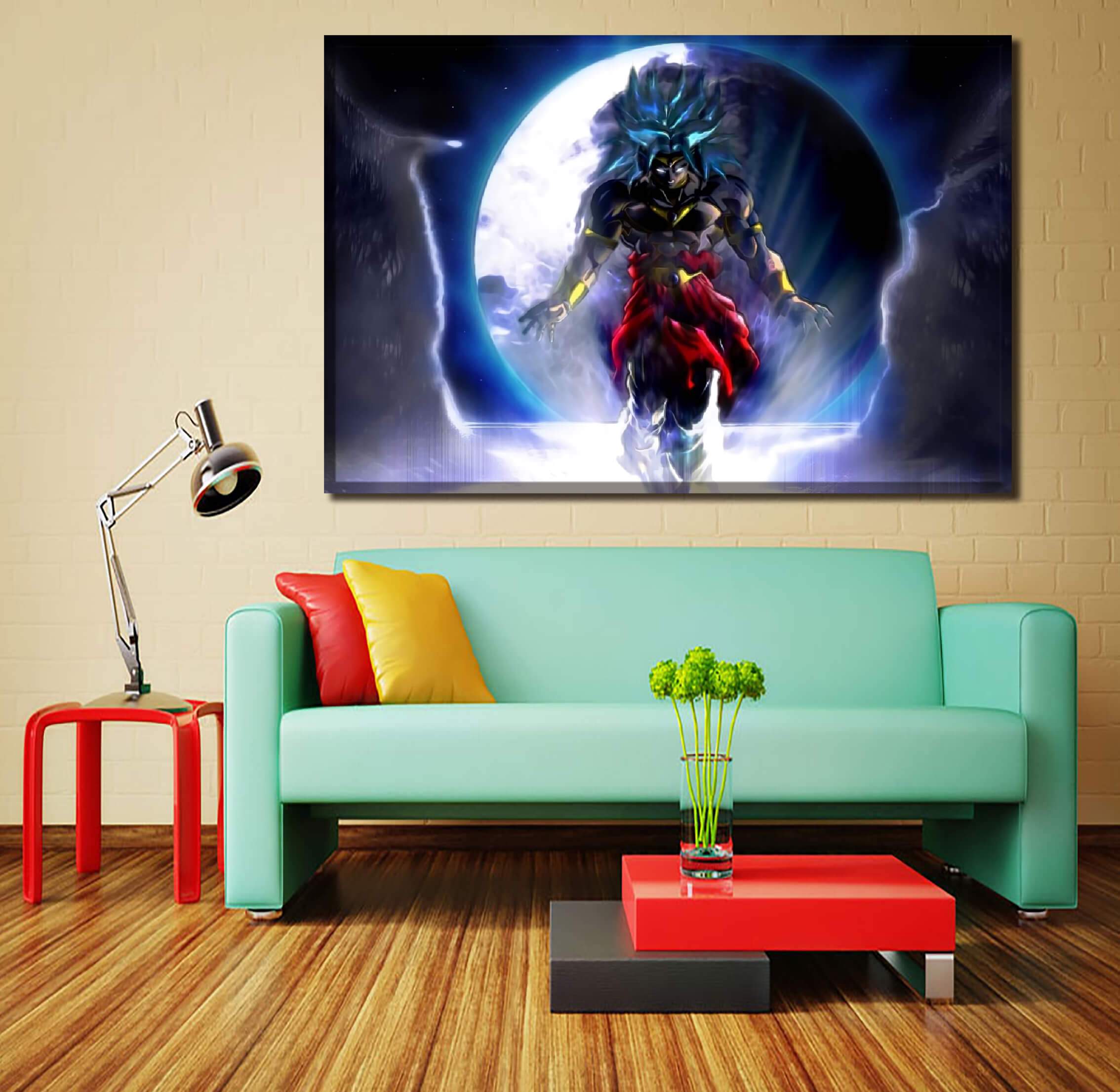 Tableau Dragon Ball Z Broly Moon Tableau Dragon Ball Z Broly Moon