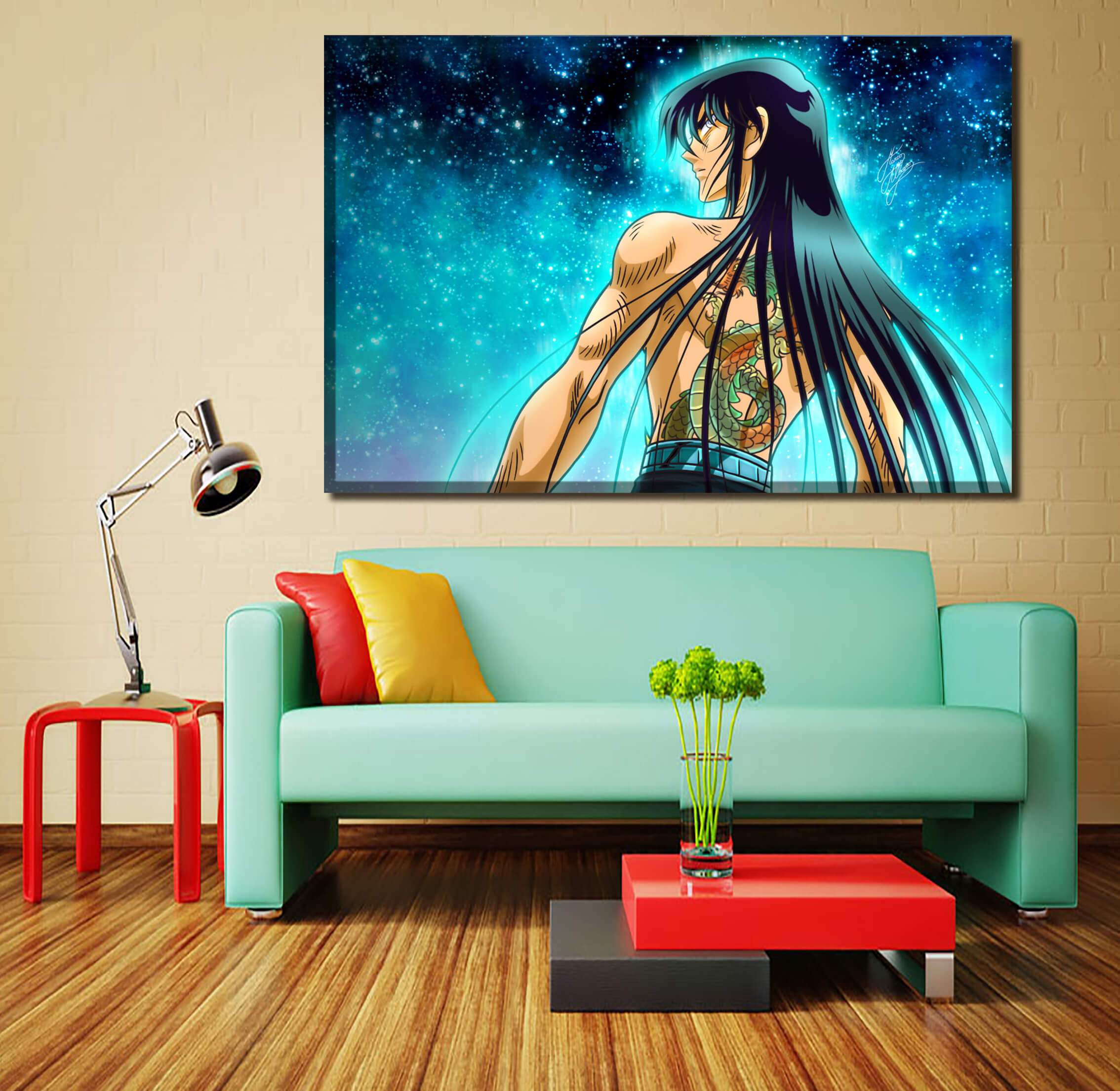 Décoration murale en 5 pièces Saint Seiya Chevaliers Du Zodiaque Shiryu Décoration murale en 5 pièces Saint Seiya Chevaliers Du Zodiaque Shiryu