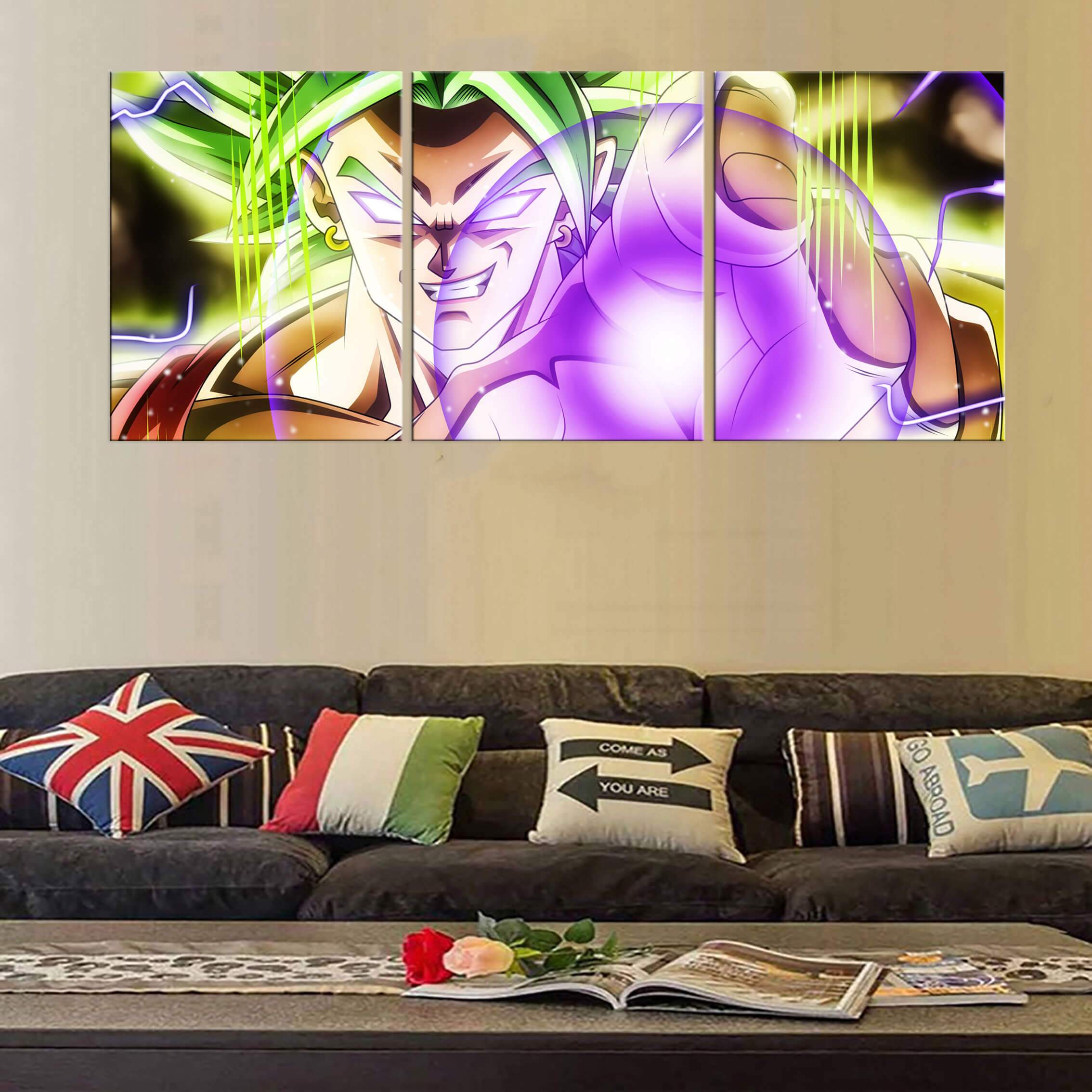 Tableau Dragon Ball Z Broly Attack Tableau Dragon Ball Z Broly Attack