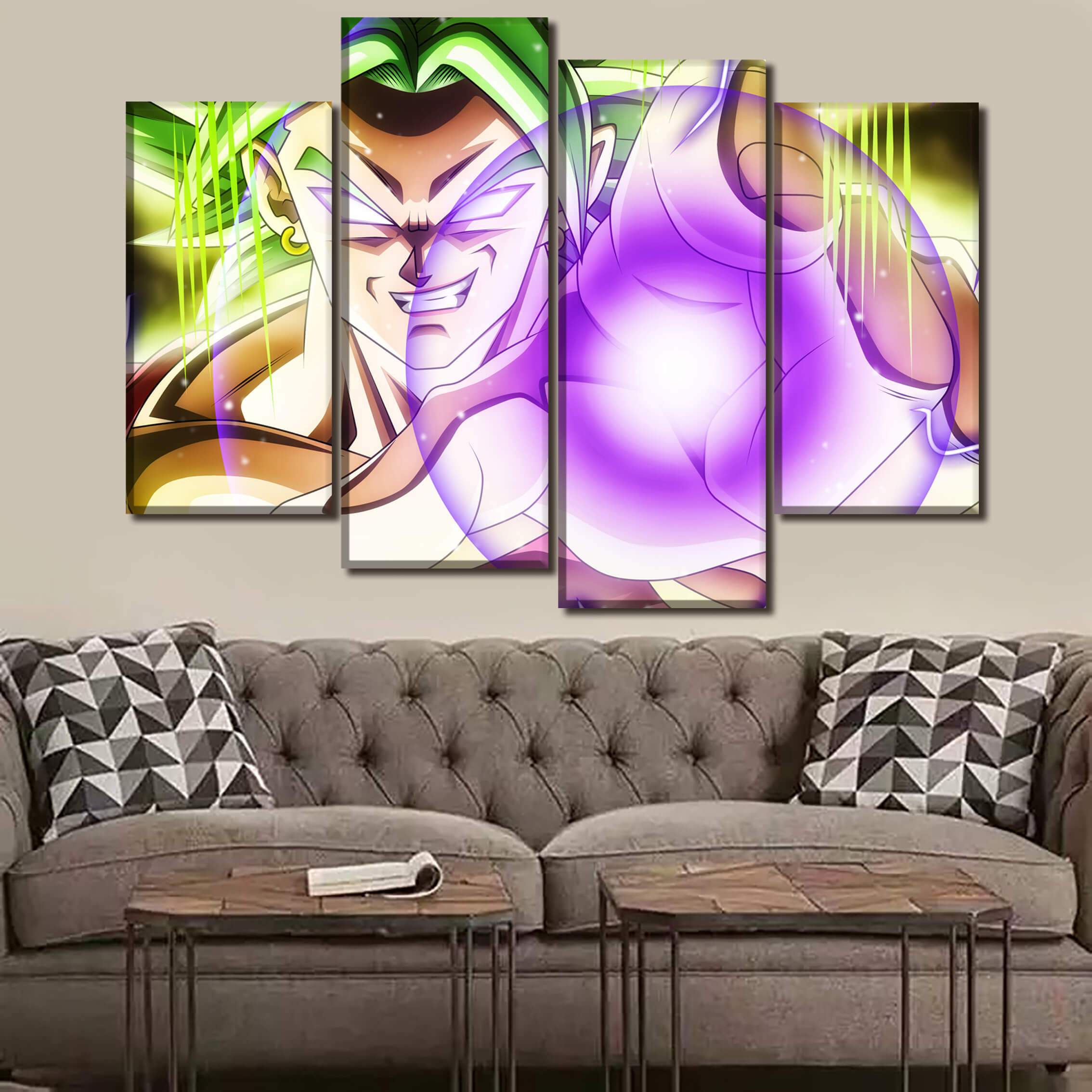 Tableau Dragon Ball Z Broly Attack Tableau Dragon Ball Z Broly Attack