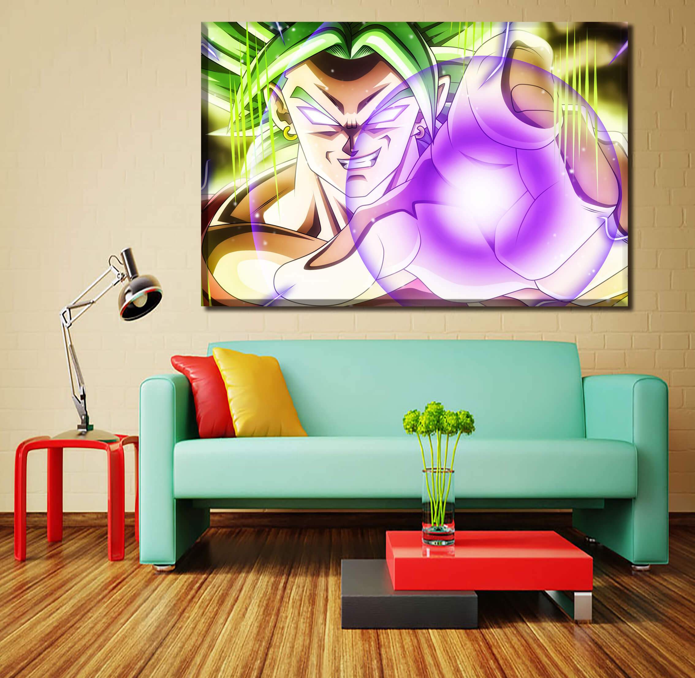 Tableau Dragon Ball Z Broly Attack Tableau Dragon Ball Z Broly Attack