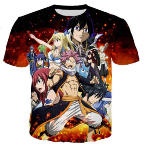 T Shirt Personnages Fairy Tail